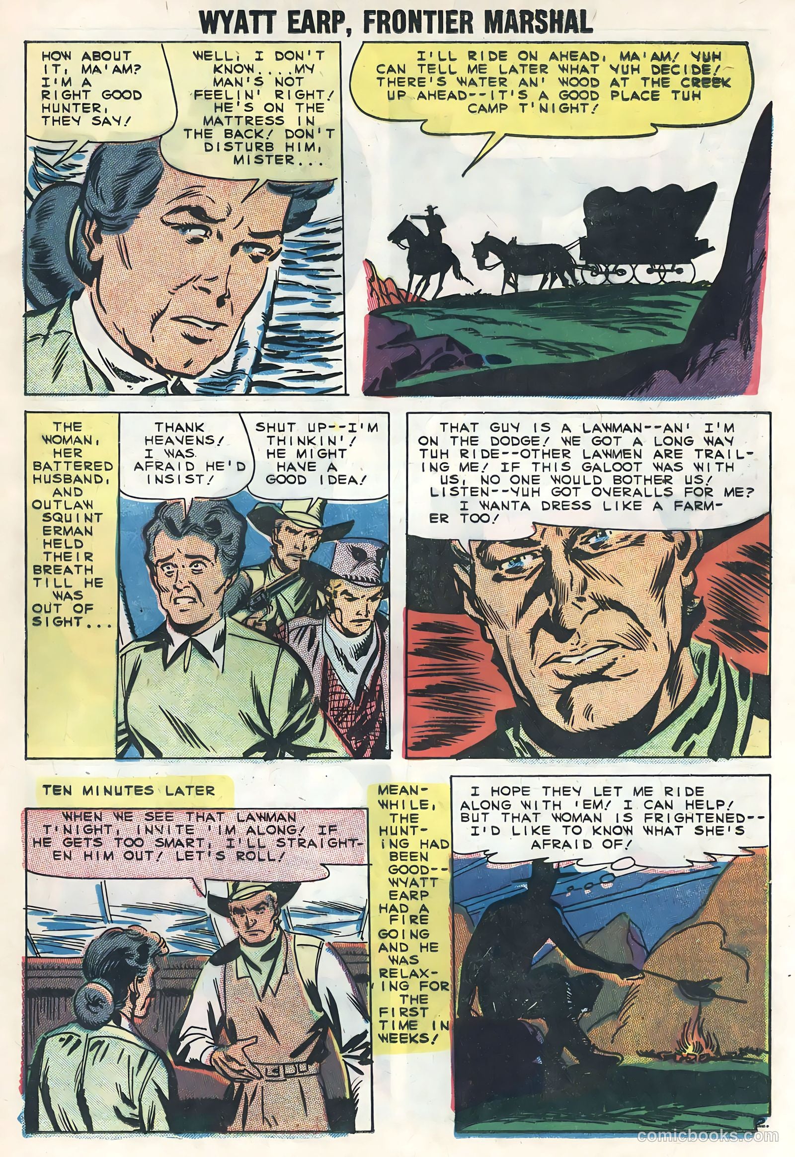 Wyatt Earp, Frontier Marshal #26 (1959) — page 13 of 36