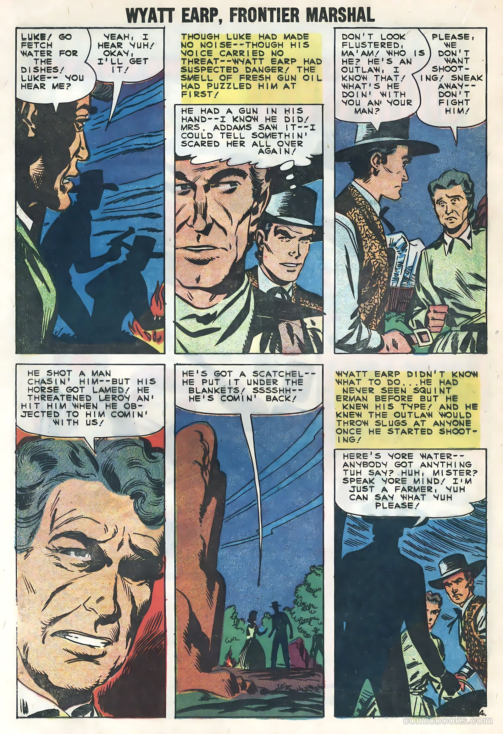 Wyatt Earp, Frontier Marshal #26 (1959) — page 16 of 36