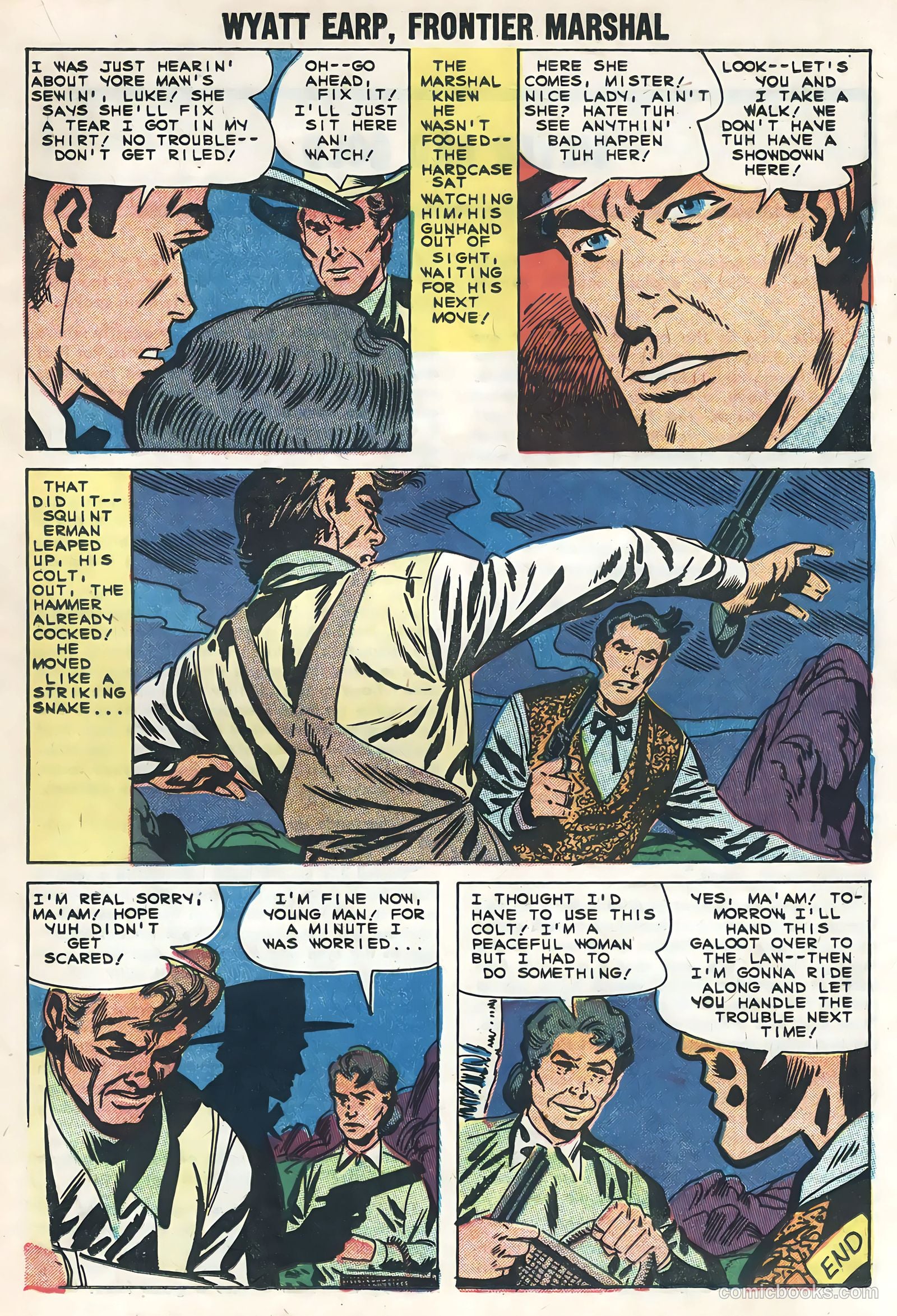 Wyatt Earp, Frontier Marshal #26 (1959) — page 17 of 36