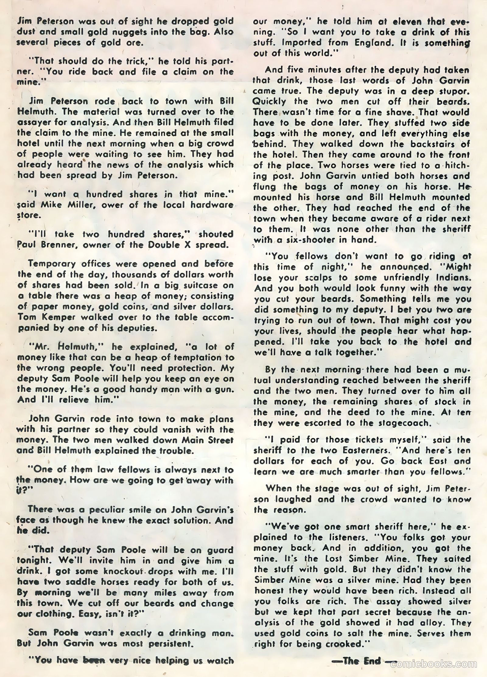 Wyatt Earp, Frontier Marshal #26 (1959) — page 19 of 36
