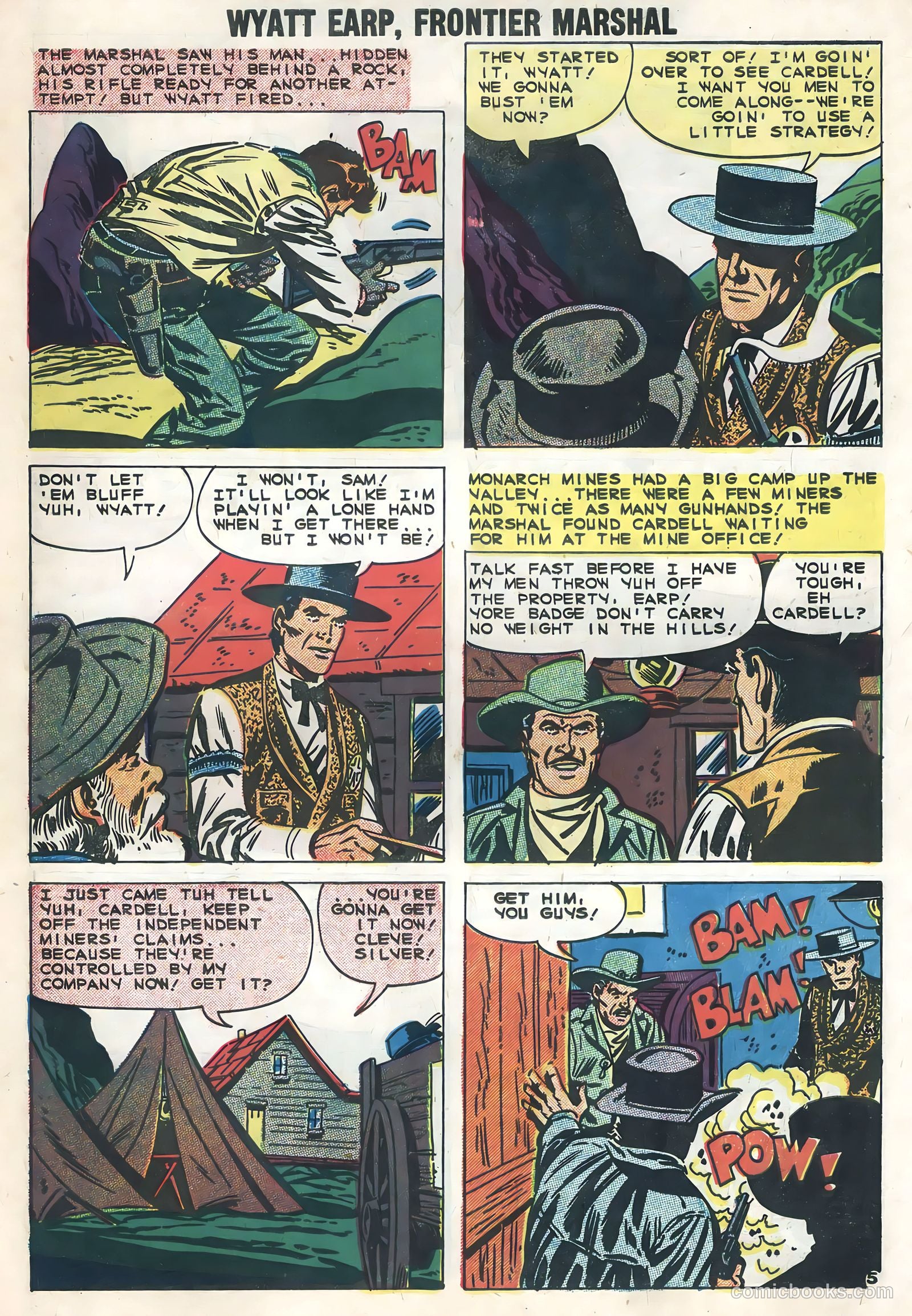 Wyatt Earp, Frontier Marshal #26 (1959) — page 27 of 36