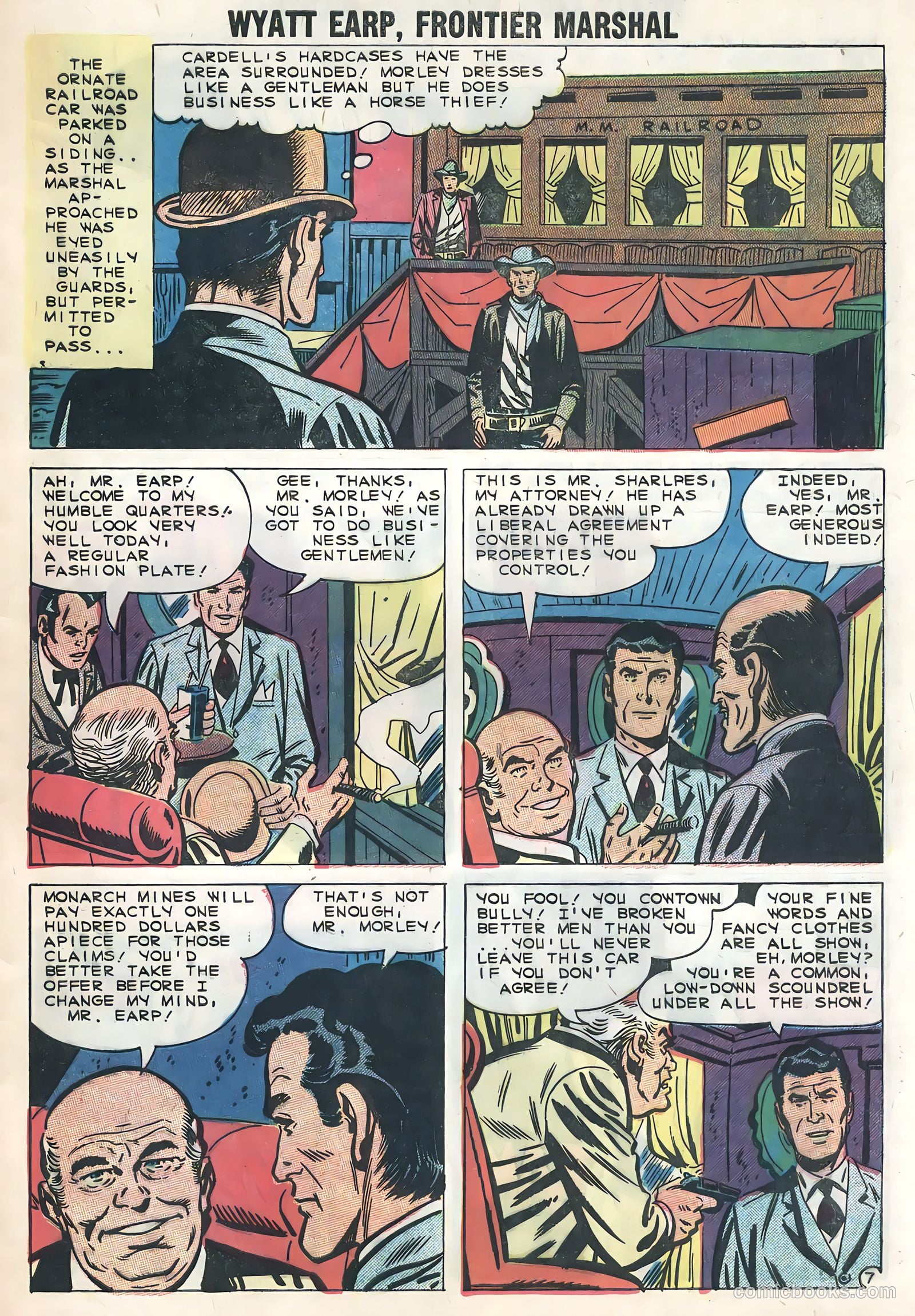 Wyatt Earp, Frontier Marshal #26 (1959) — page 29 of 36