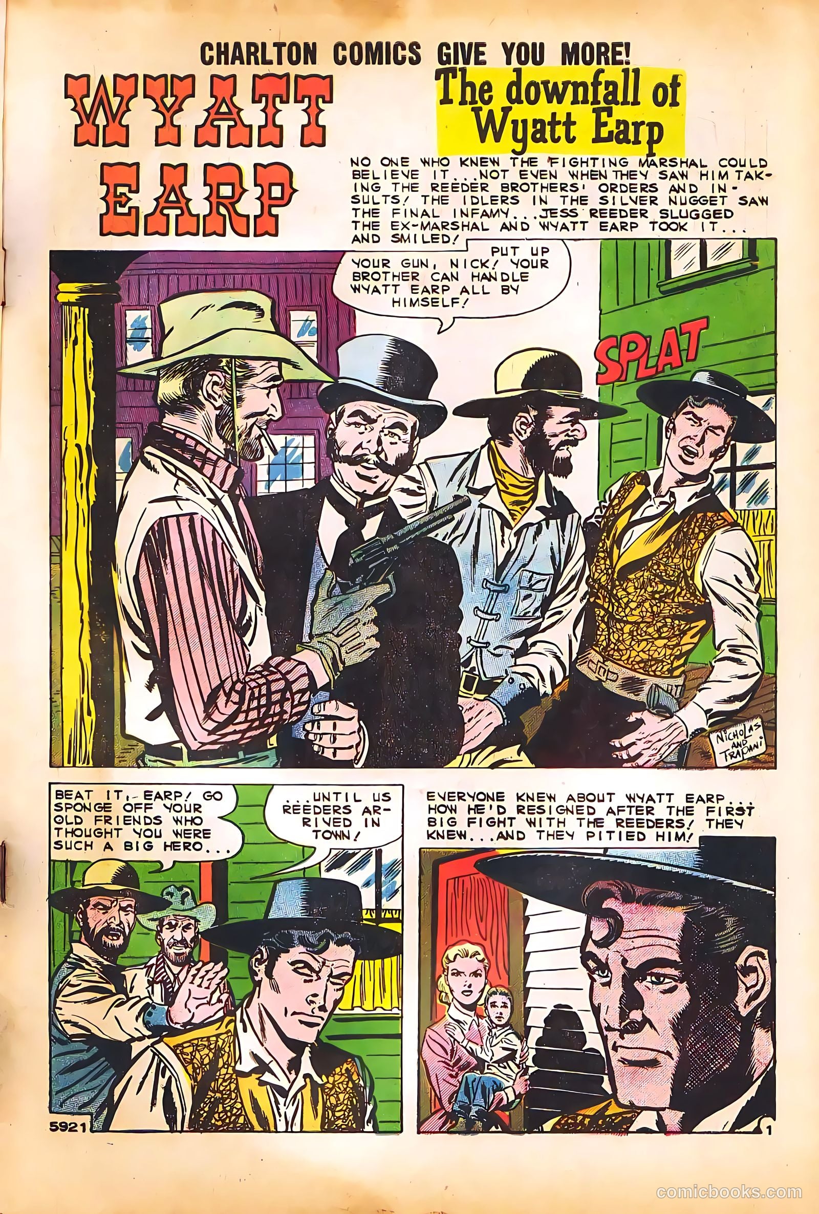 Wyatt Earp, Frontier Marshal #30 (1960, Charlton) — page 3 of 36