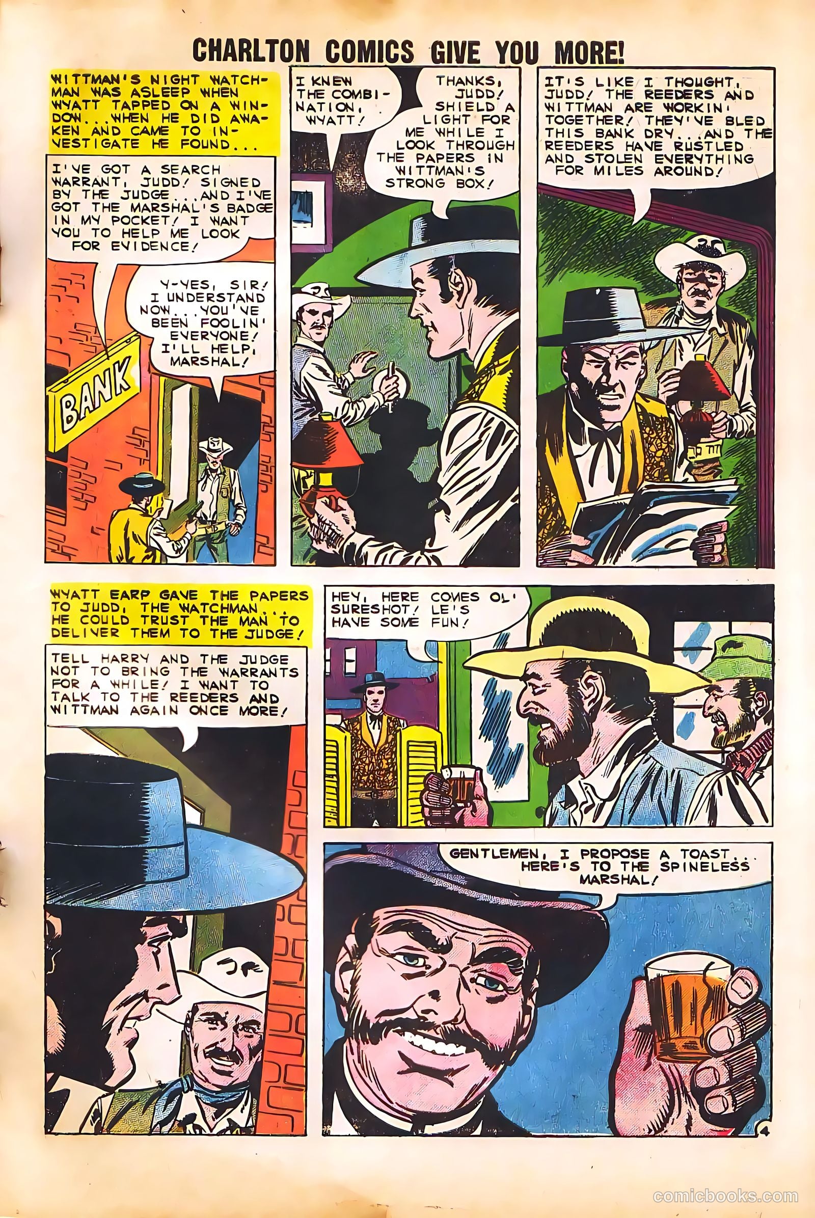 Wyatt Earp, Frontier Marshal #30 (1960, Charlton) — page 7 of 36