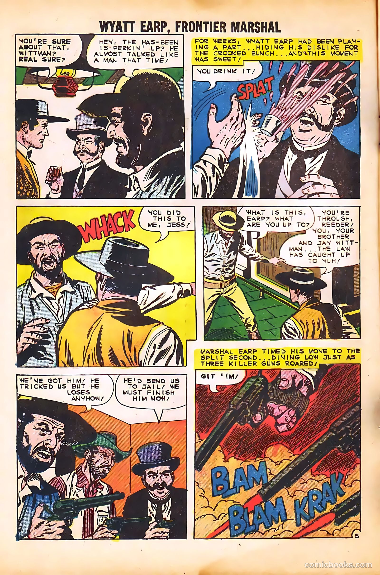 Wyatt Earp, Frontier Marshal #30 (1960, Charlton) — page 8 of 36