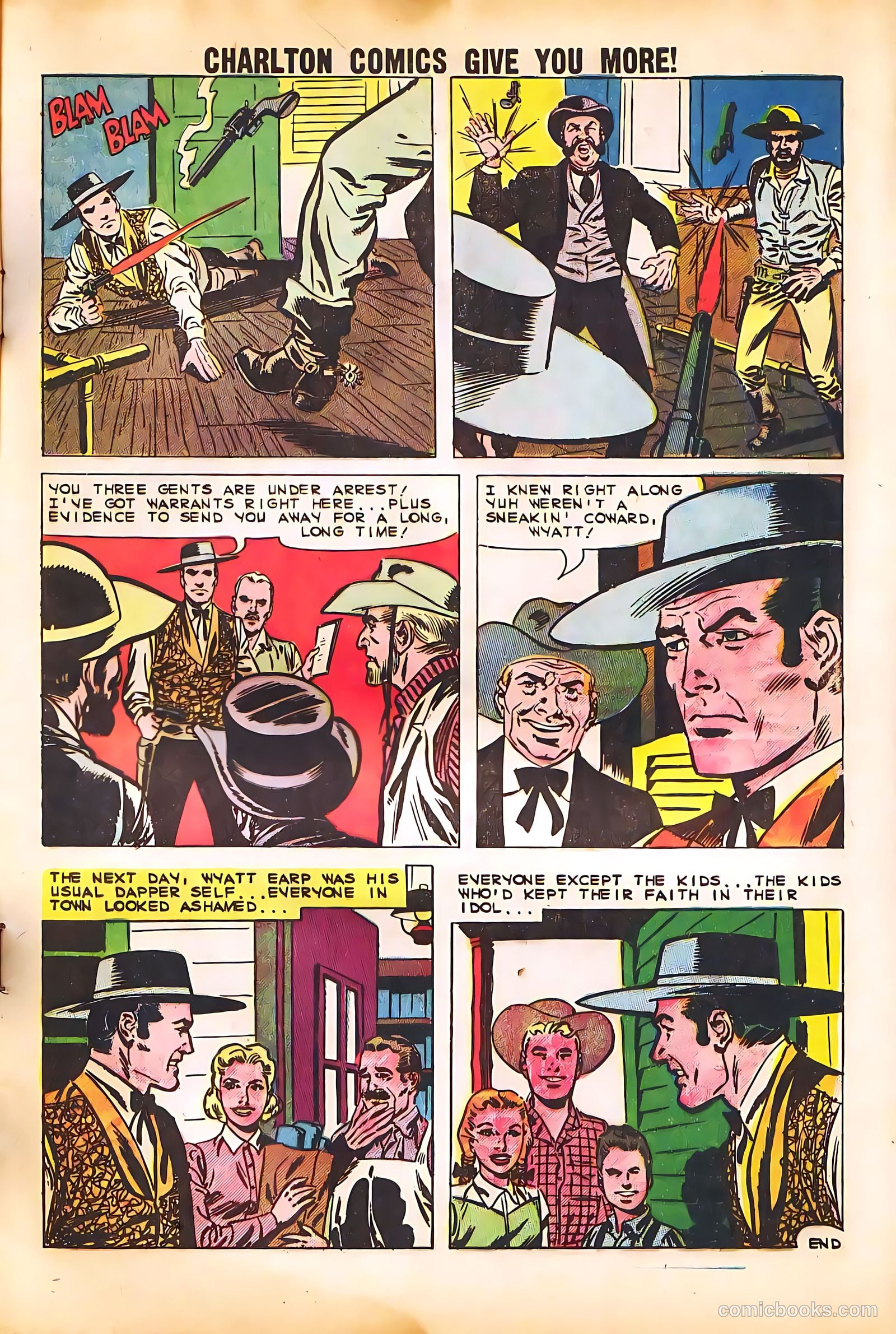 Wyatt Earp, Frontier Marshal #30 (1960, Charlton) — page 9 of 36