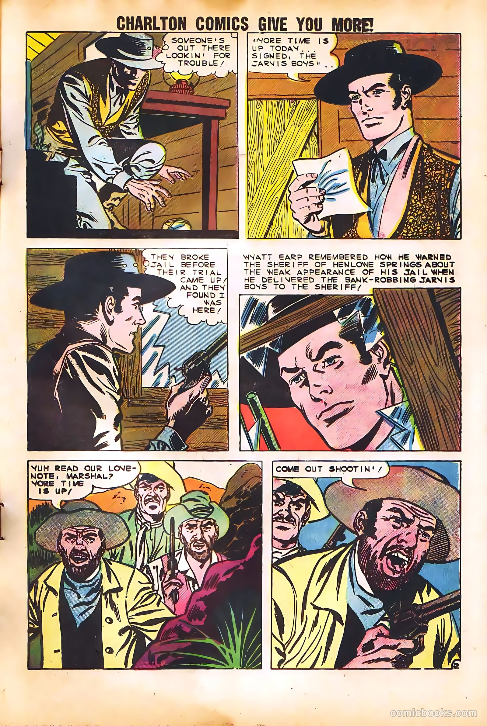 Wyatt Earp, Frontier Marshal #30 (1960, Charlton) — page 11 of 36