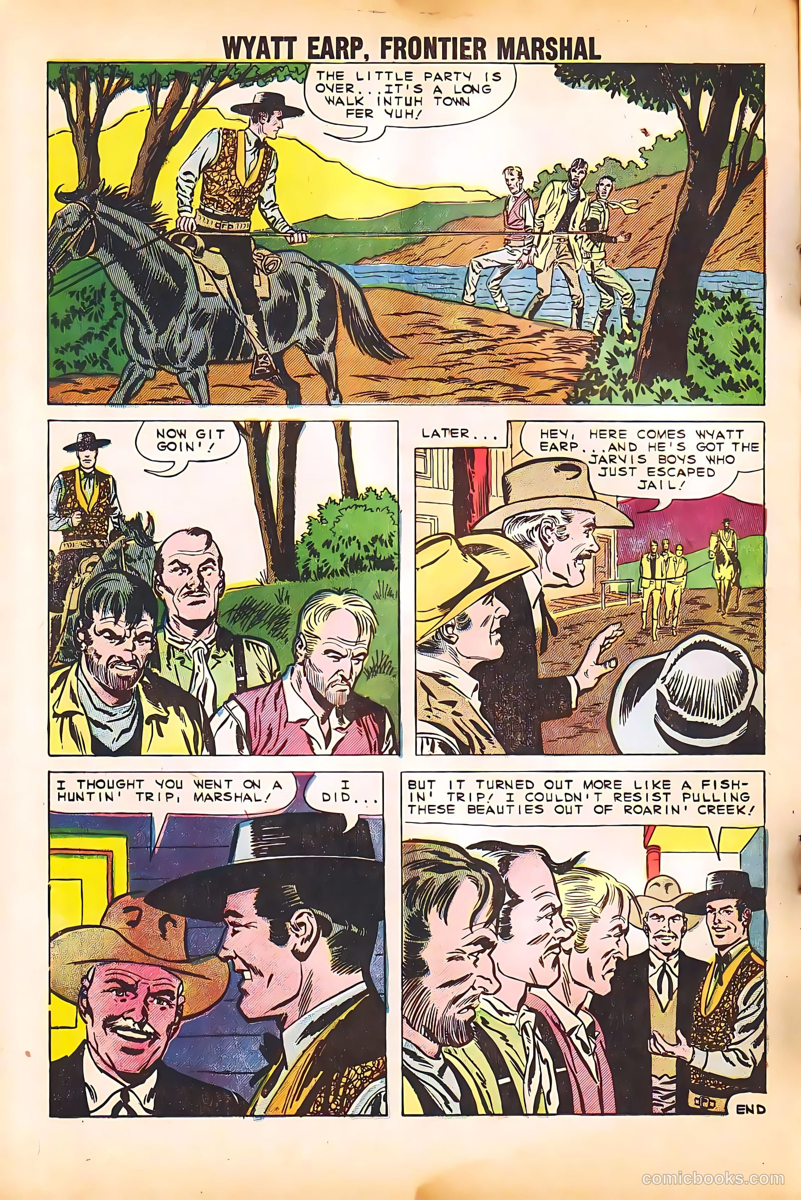 Wyatt Earp, Frontier Marshal #30 (1960, Charlton) — page 16 of 36