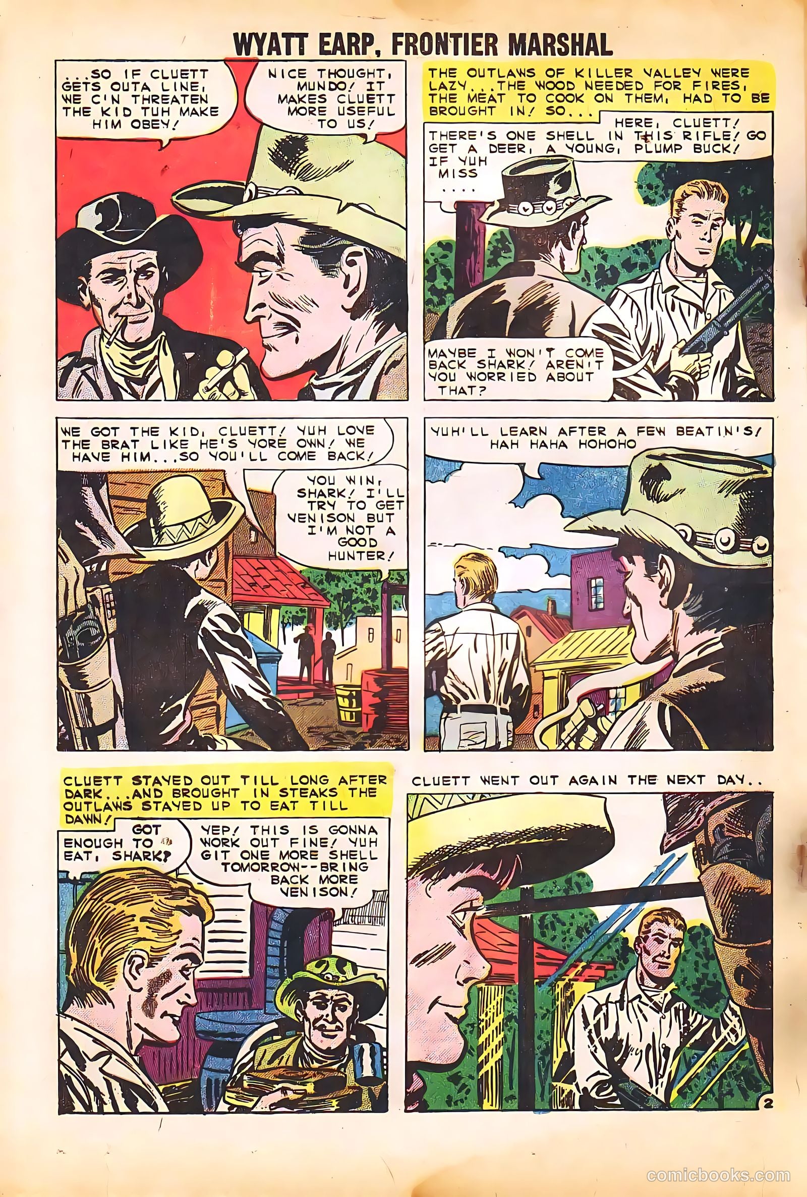 Wyatt Earp, Frontier Marshal #30 (1960, Charlton) — page 20 of 36