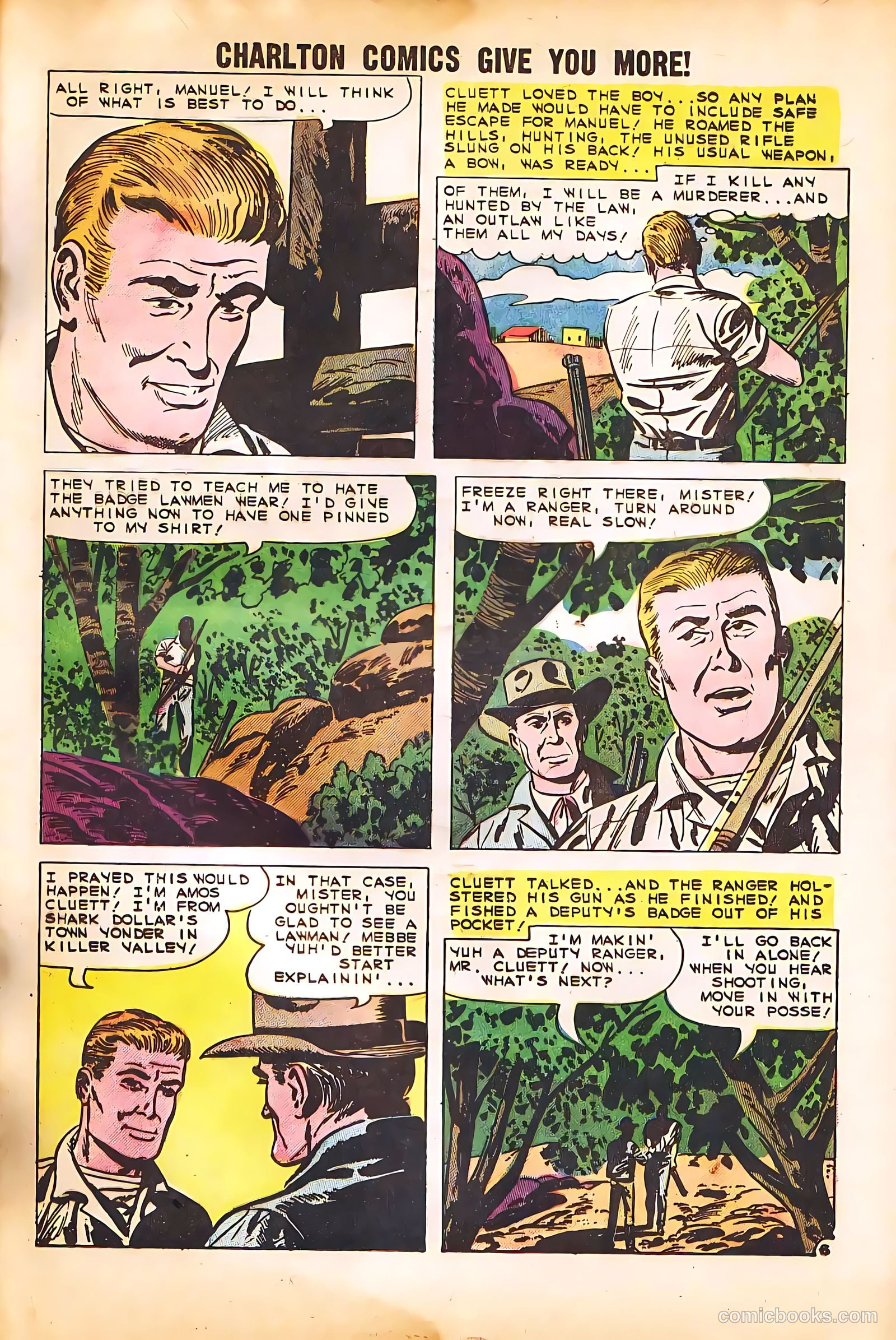 Wyatt Earp, Frontier Marshal #30 (1960, Charlton) — page 25 of 36