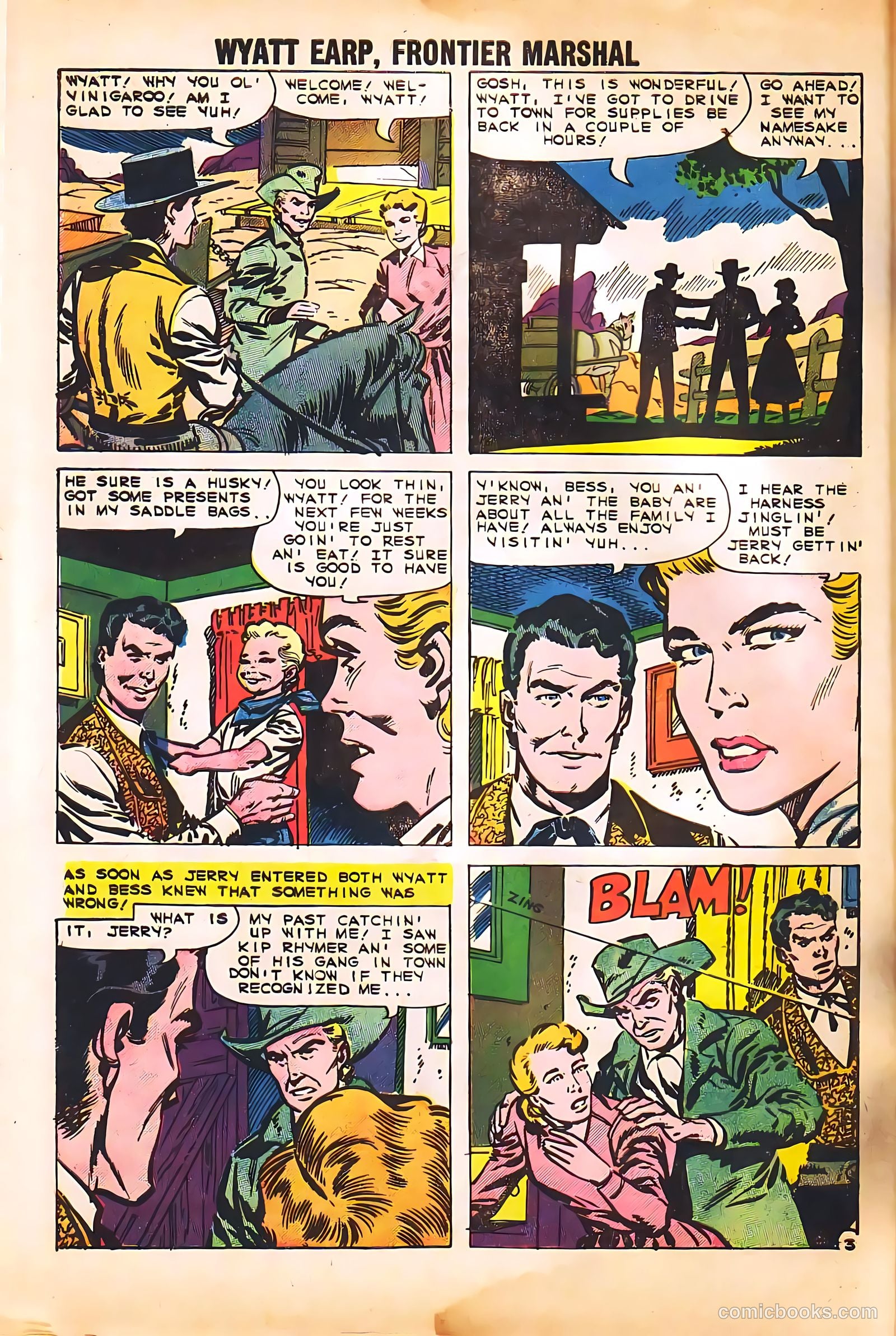 Wyatt Earp, Frontier Marshal #30 (1960, Charlton) — page 30 of 36