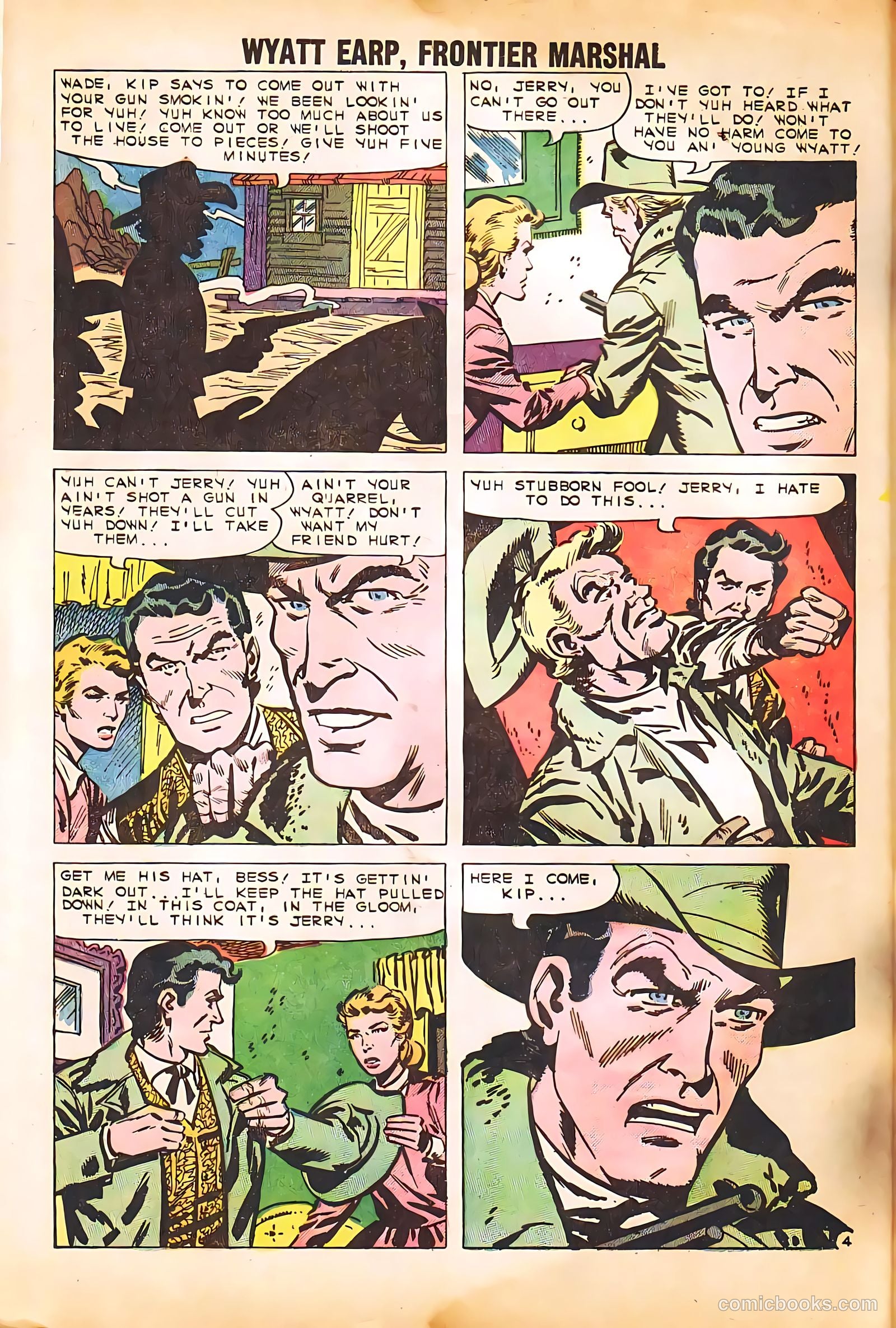 Wyatt Earp, Frontier Marshal #30 (1960, Charlton) — page 32 of 36