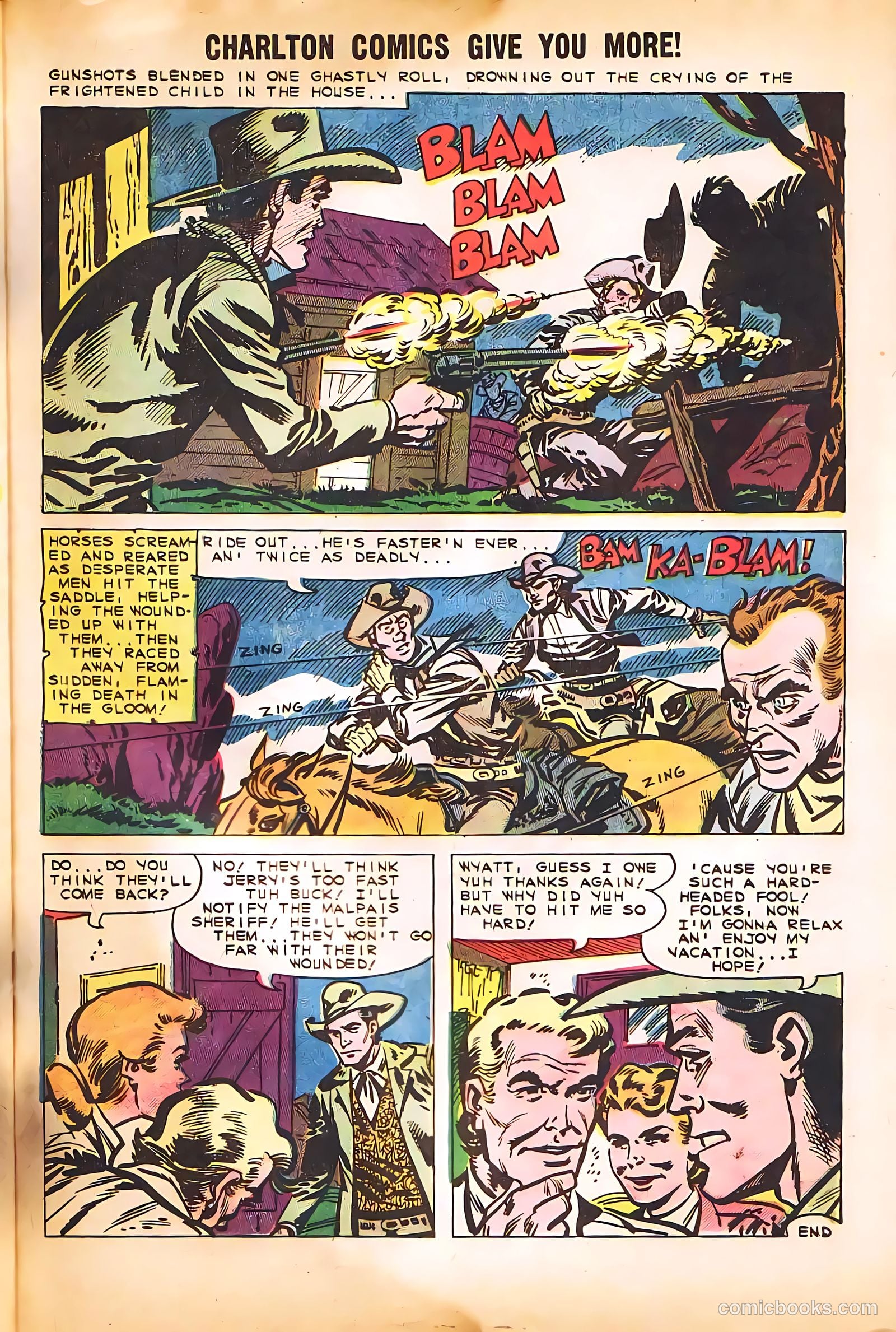 Wyatt Earp, Frontier Marshal #30 (1960, Charlton) — page 33 of 36