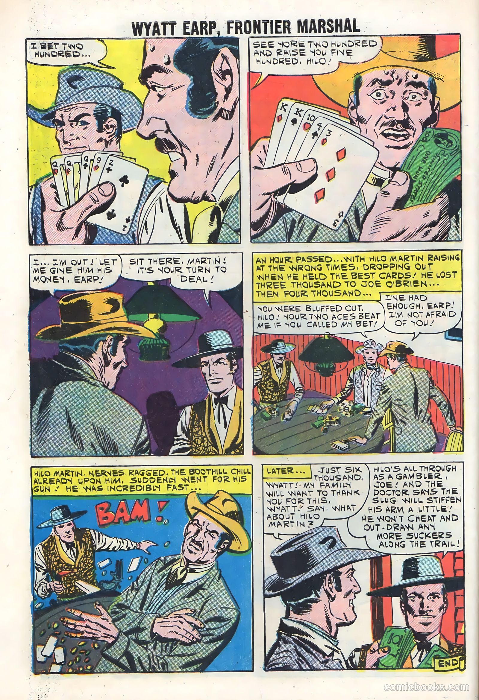 Wyatt Earp, Frontier Marshal #34 (1961) — page 8 of 36