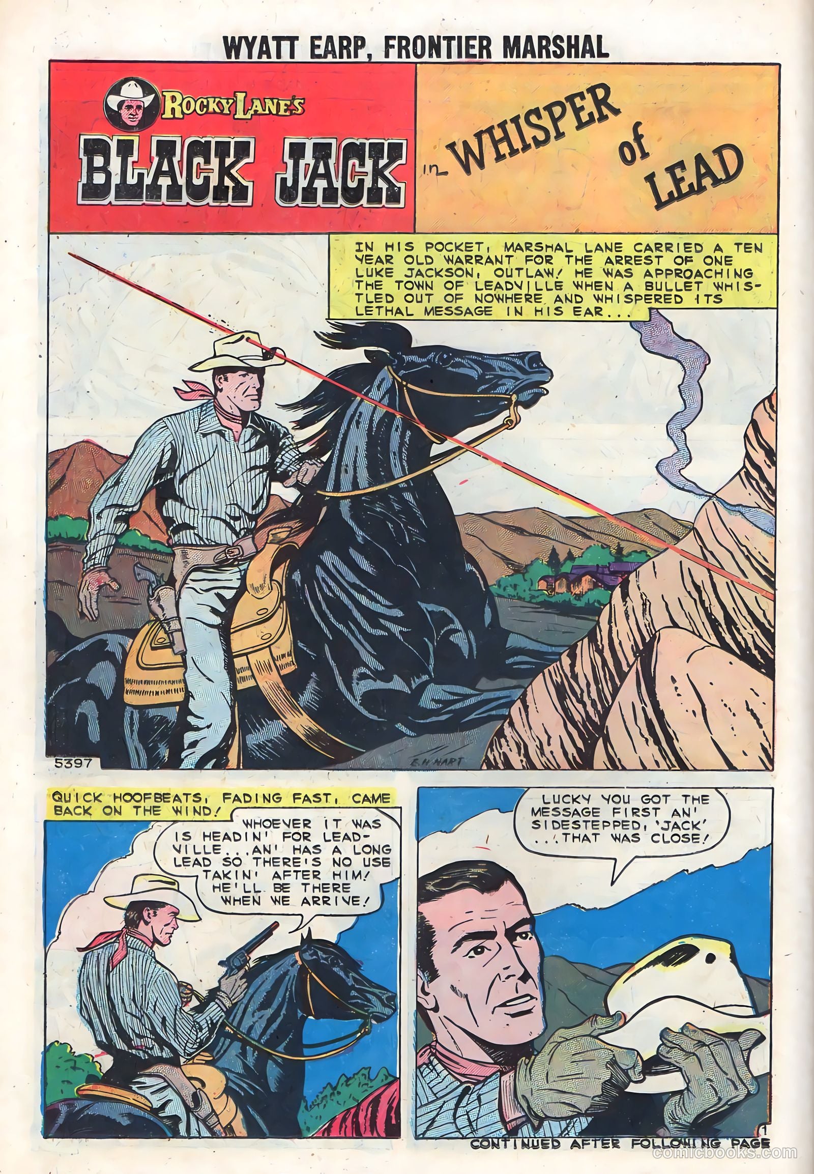 Wyatt Earp, Frontier Marshal #34 (1961) — page 14 of 36