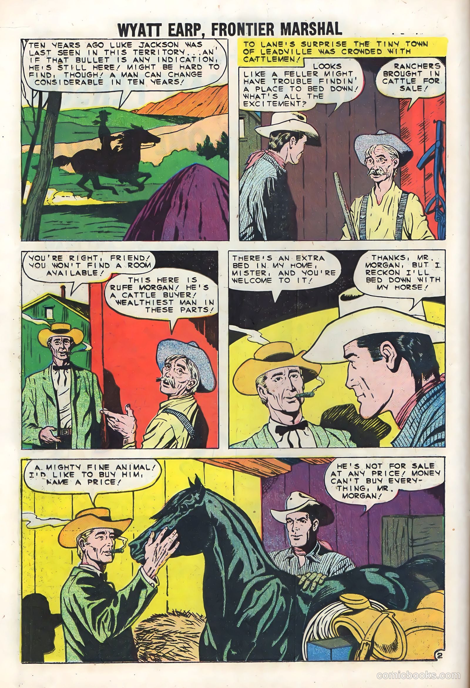 Wyatt Earp, Frontier Marshal #34 (1961) — page 16 of 36