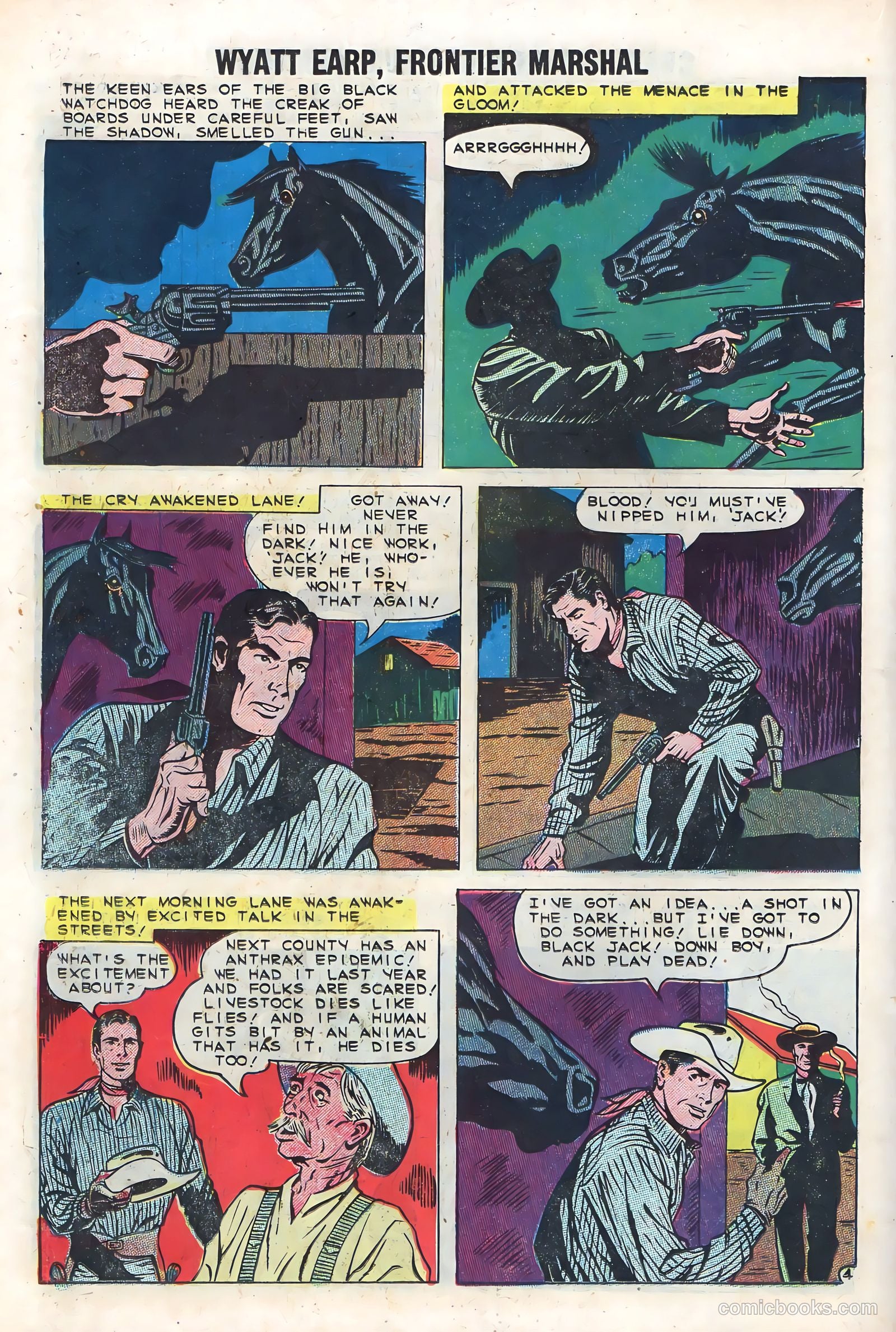 Wyatt Earp, Frontier Marshal #34 (1961) — page 18 of 36
