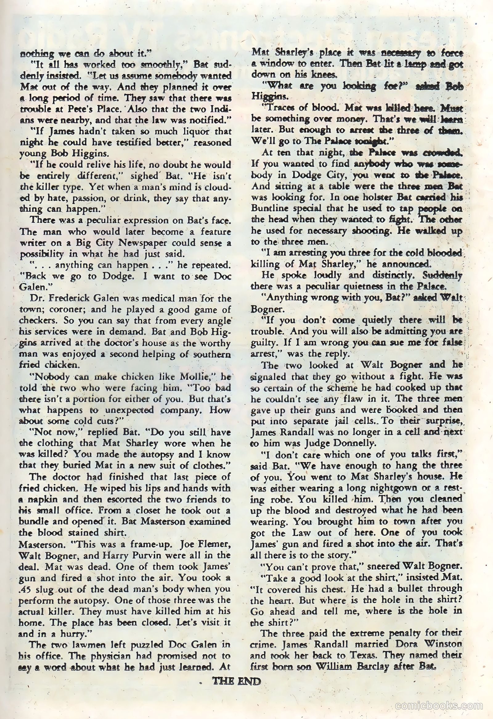 Wyatt Earp, Frontier Marshal #34 (1961) — page 21 of 36