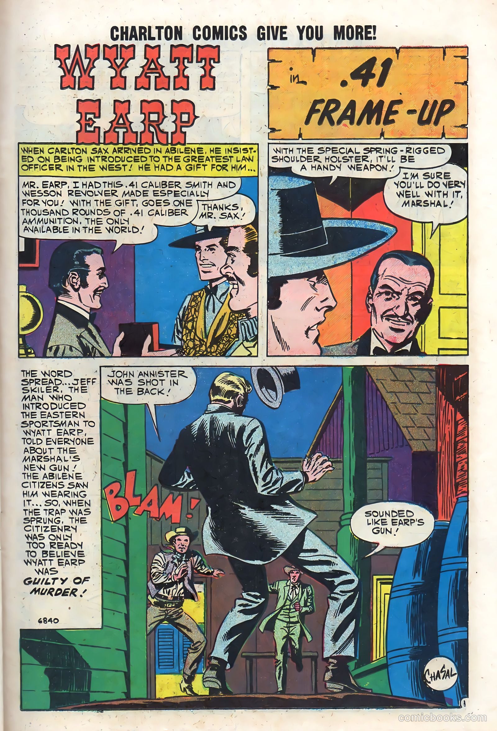 Wyatt Earp, Frontier Marshal #34 (1961) — page 23 of 36