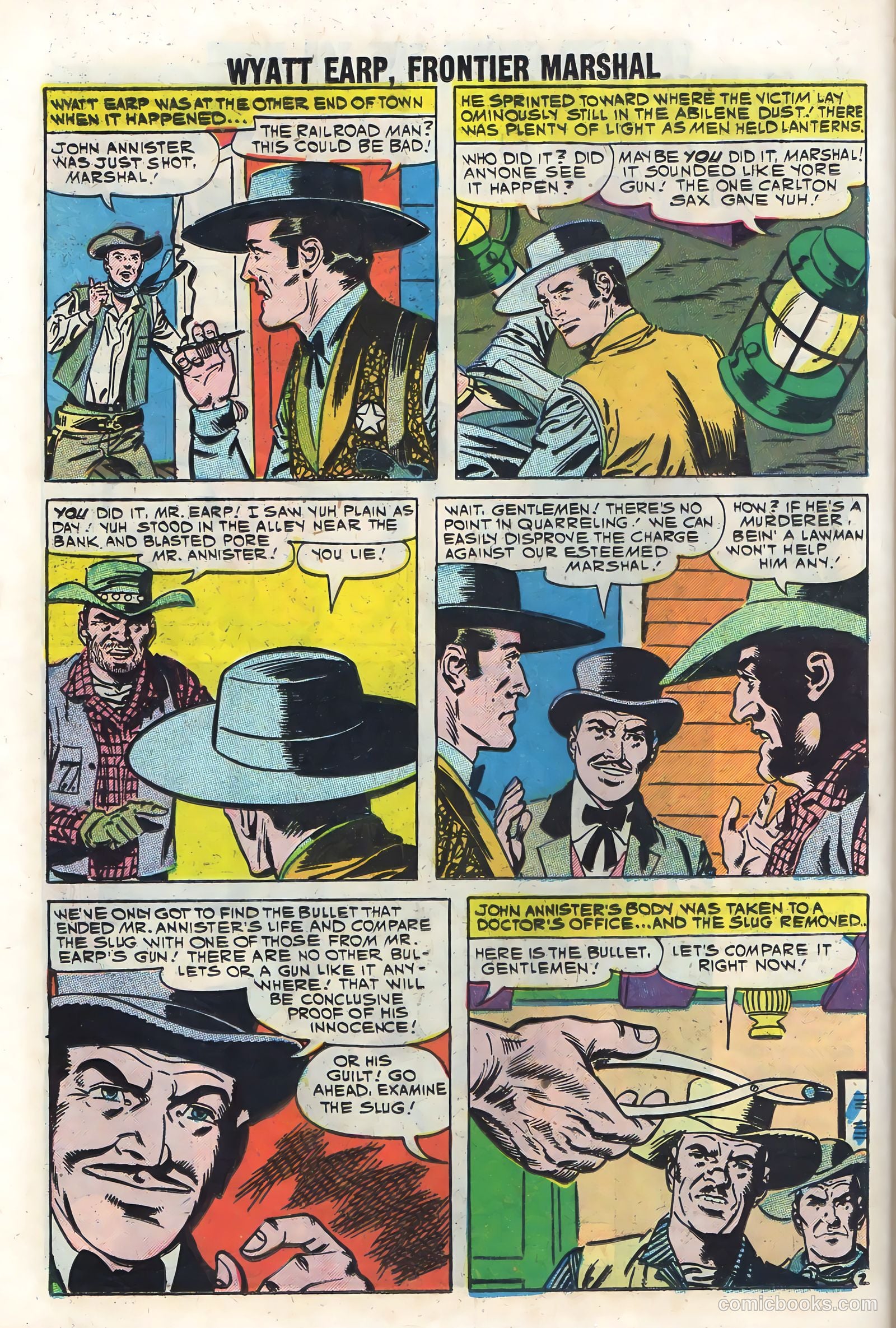Wyatt Earp, Frontier Marshal #34 (1961) — page 24 of 36