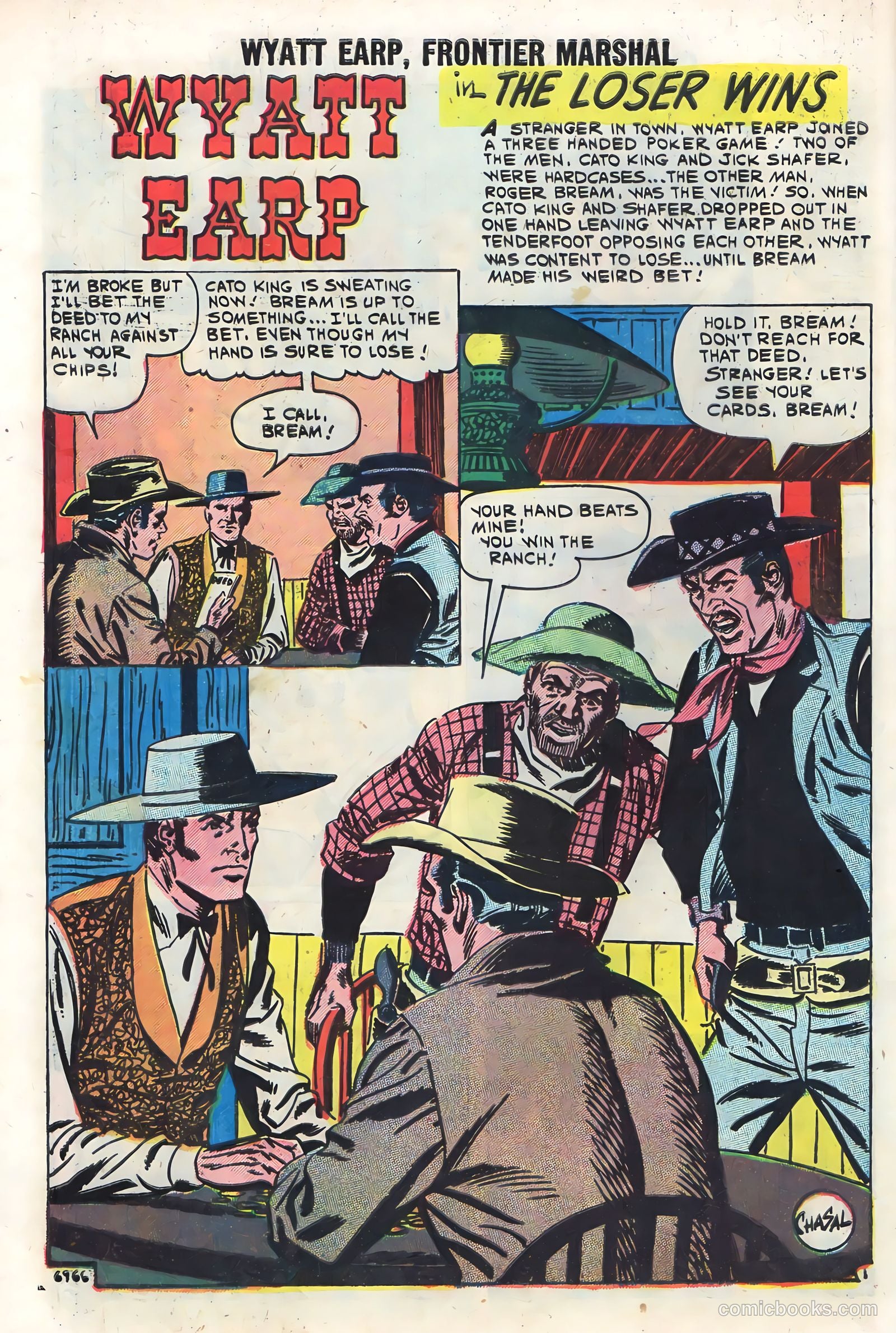 Wyatt Earp, Frontier Marshal #34 (1961) — page 28 of 36