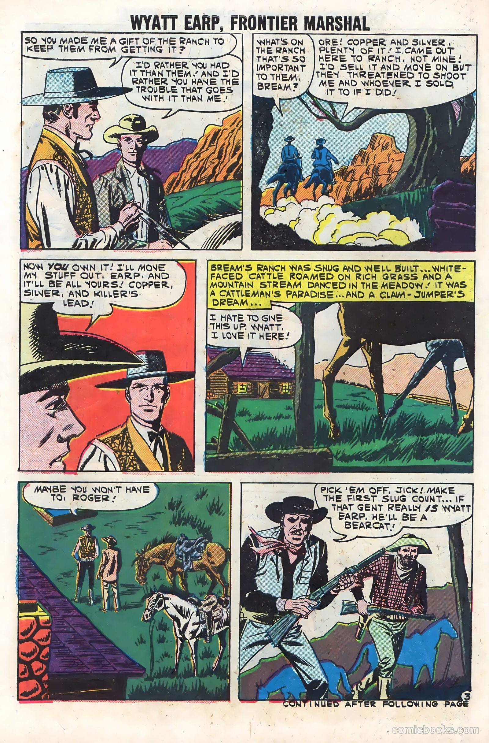 Wyatt Earp, Frontier Marshal #34 (1961) — page 30 of 36