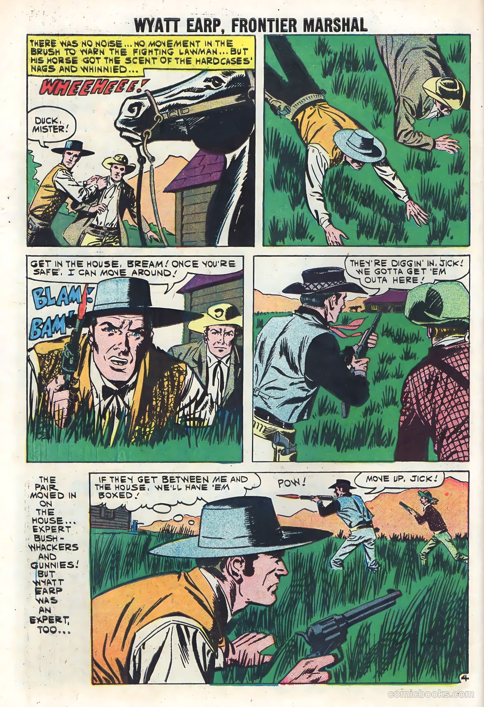 Wyatt Earp, Frontier Marshal #34 (1961) — page 32 of 36