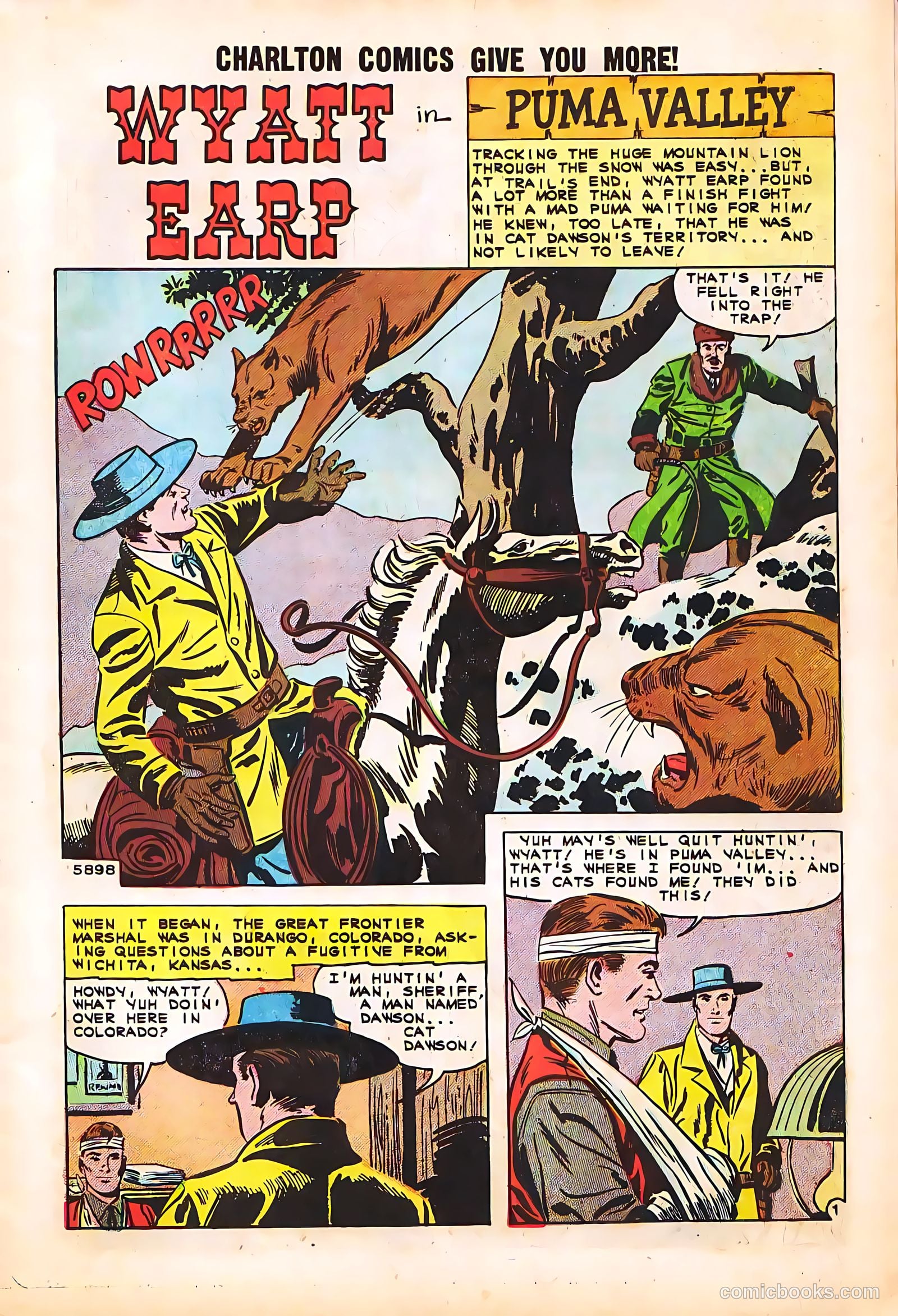 Wyatt Earp, Frontier Marshal #35 (1963, Charlton) — page 3 of 36