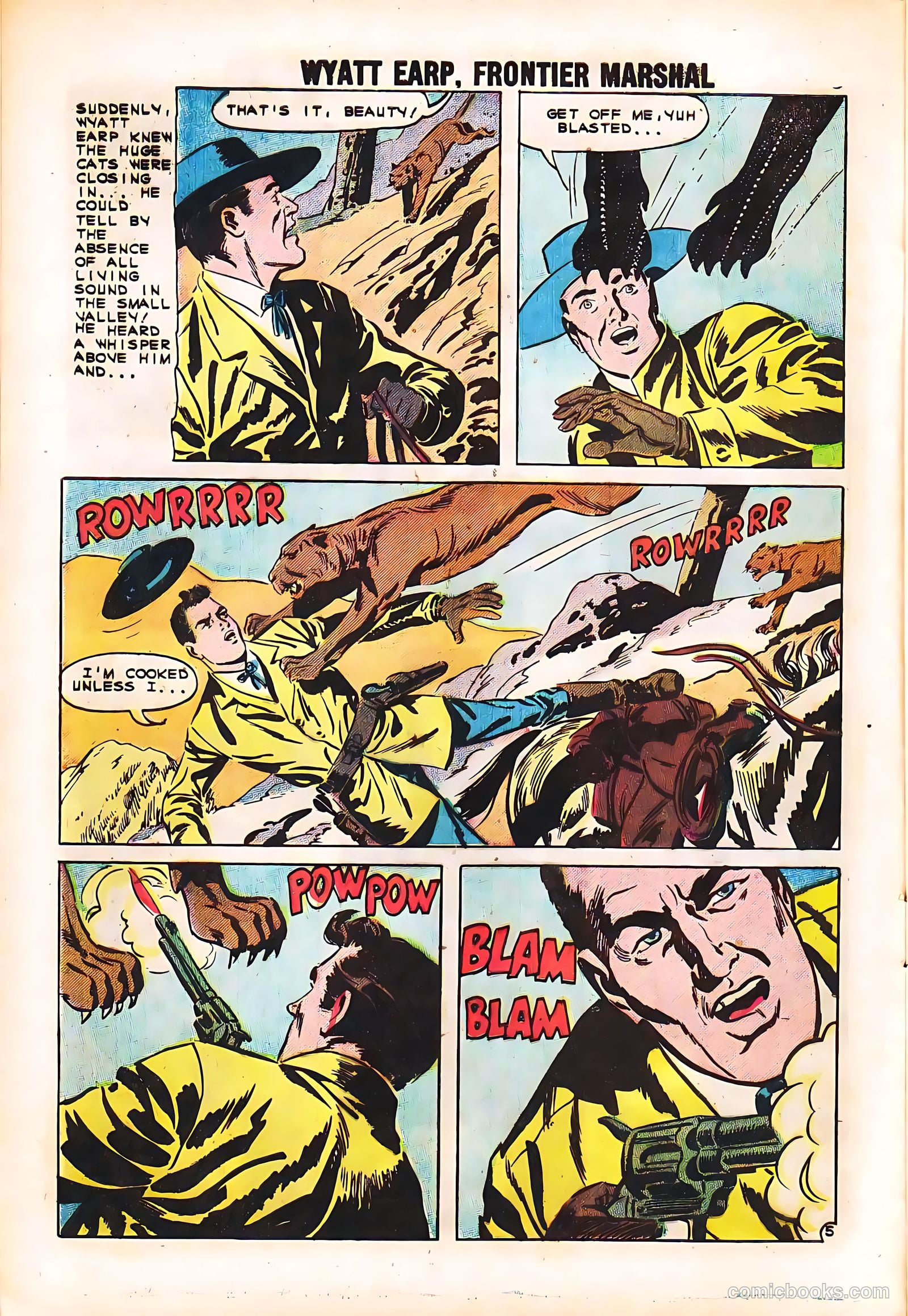 Wyatt Earp, Frontier Marshal #35 (1963, Charlton) — page 8 of 36