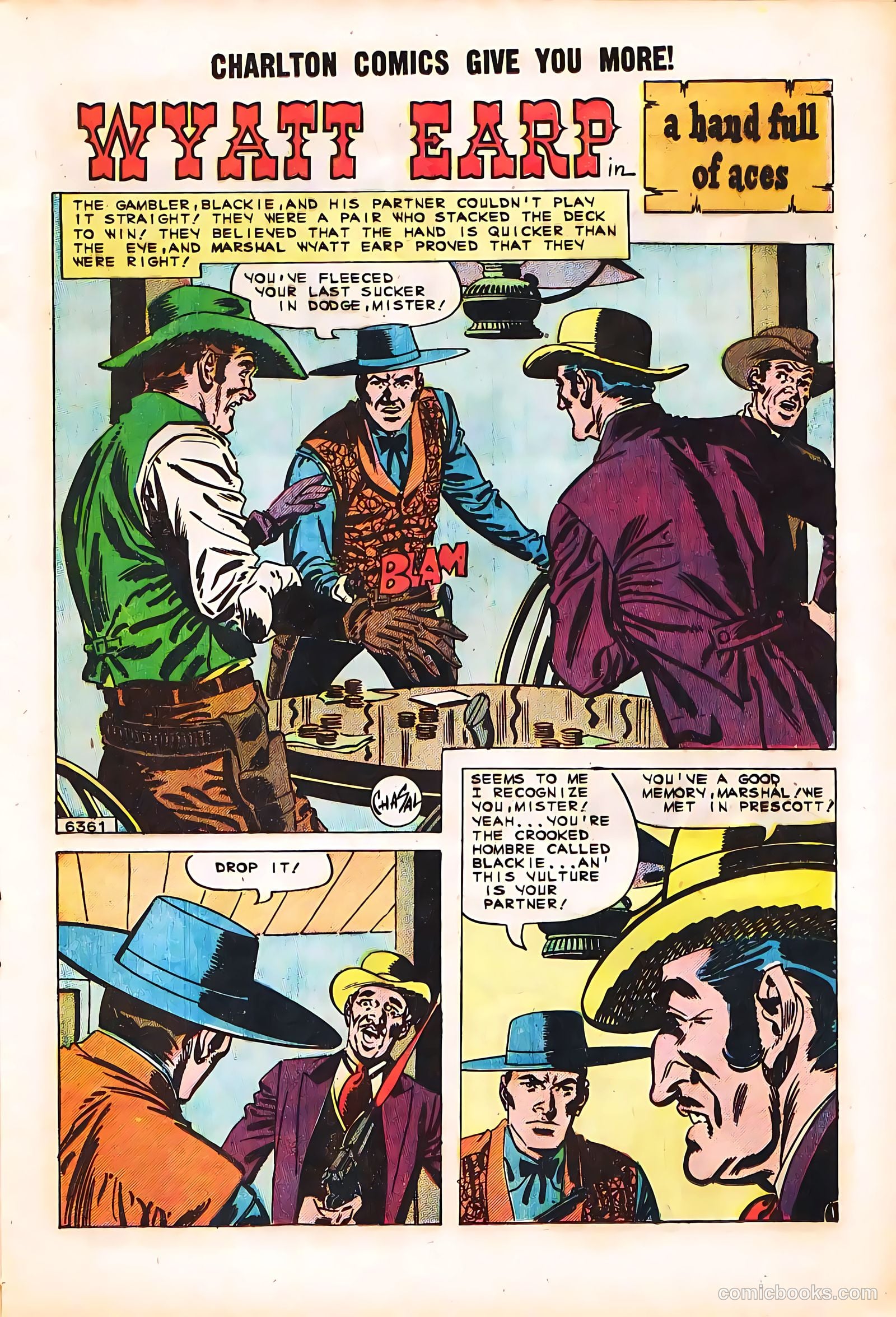 Wyatt Earp, Frontier Marshal #35 (1963, Charlton) — page 13 of 36