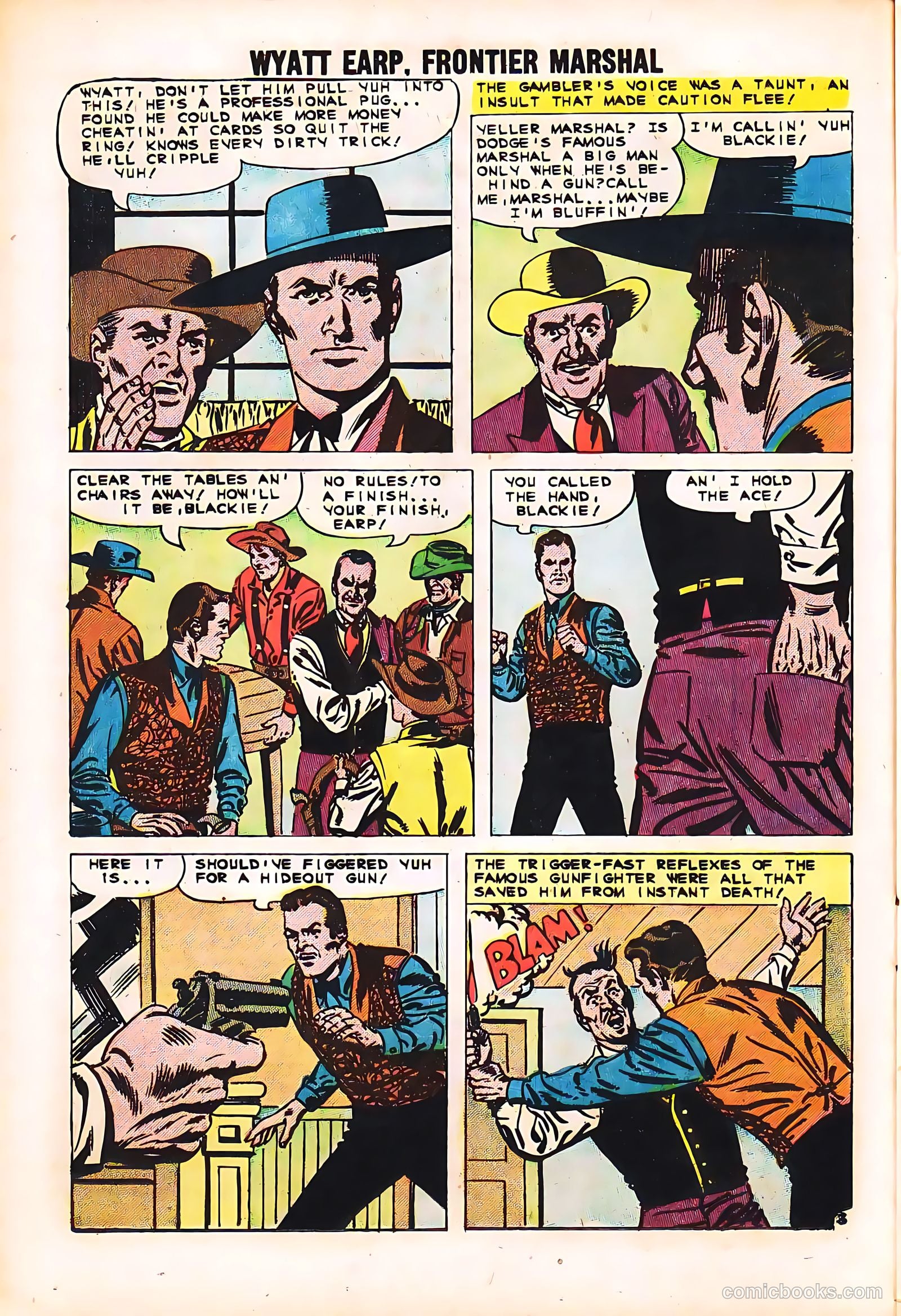 Wyatt Earp, Frontier Marshal #35 (1963, Charlton) — page 16 of 36