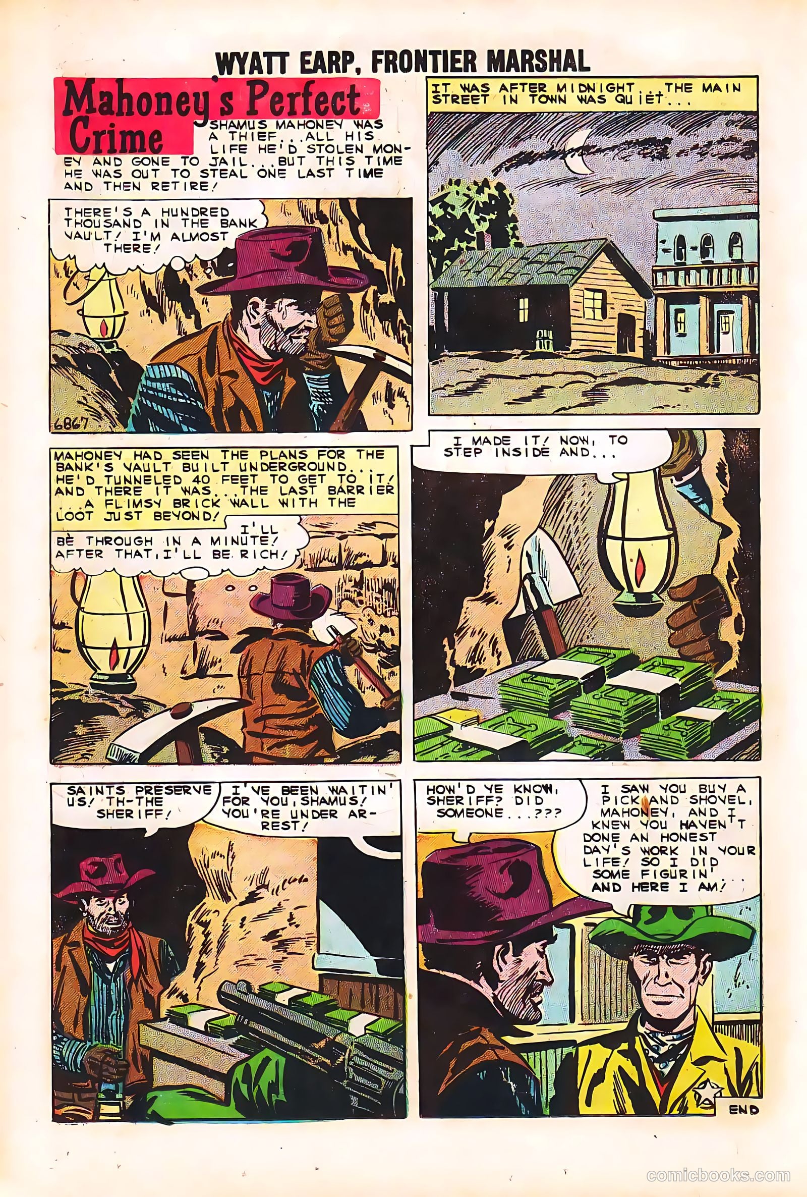 Wyatt Earp, Frontier Marshal #35 (1963, Charlton) — page 18 of 36