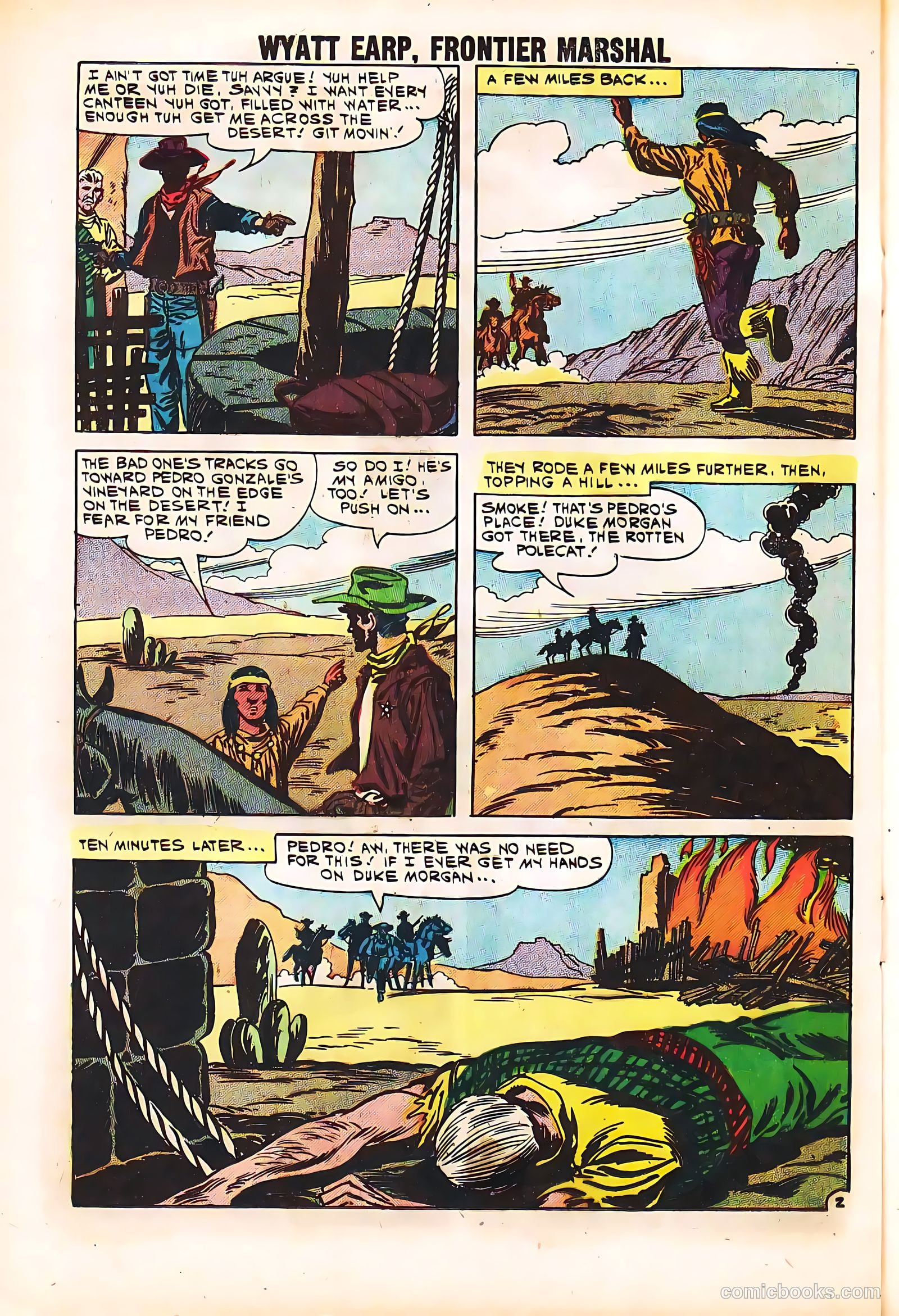 Wyatt Earp, Frontier Marshal #35 (1963, Charlton) — page 20 of 36