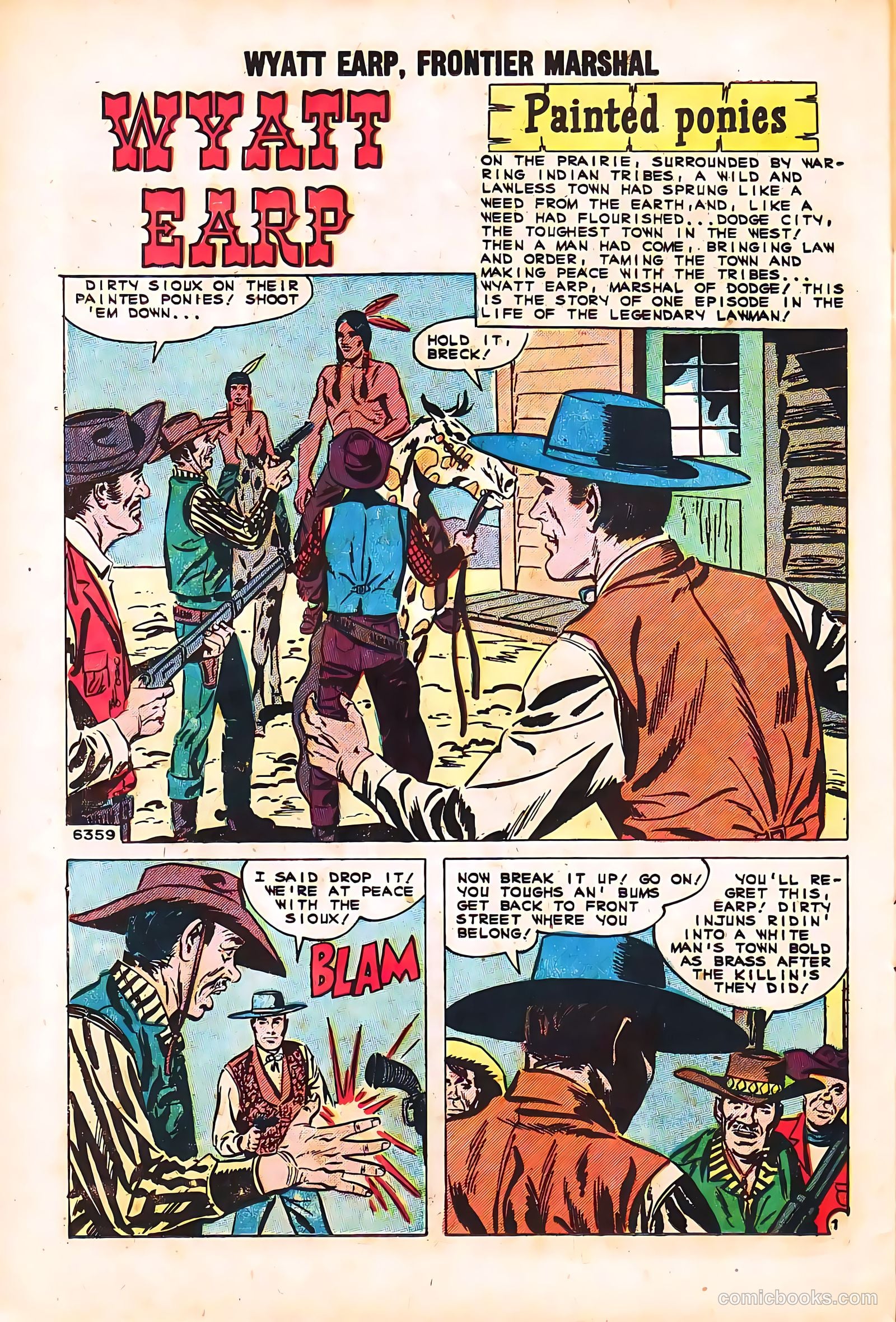 Wyatt Earp, Frontier Marshal #35 (1963, Charlton) — page 26 of 36