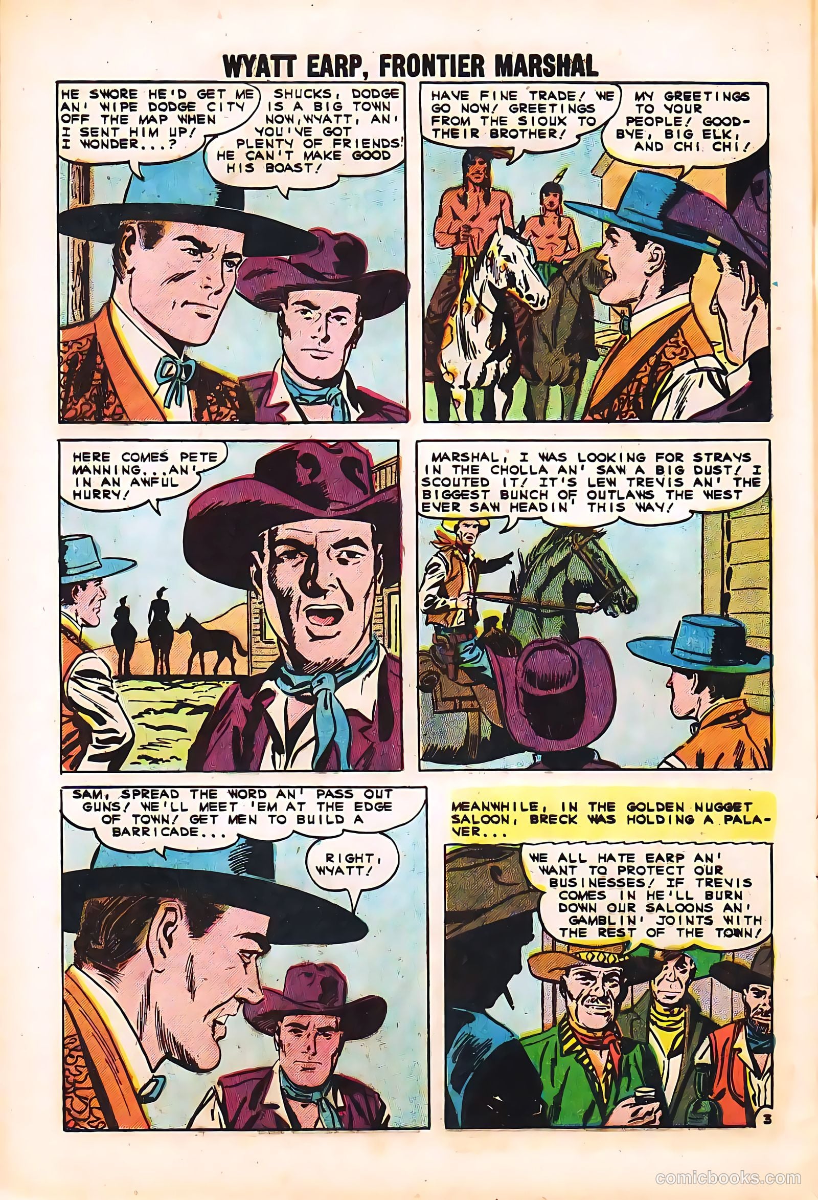 Wyatt Earp, Frontier Marshal #35 (1963, Charlton) — page 28 of 36