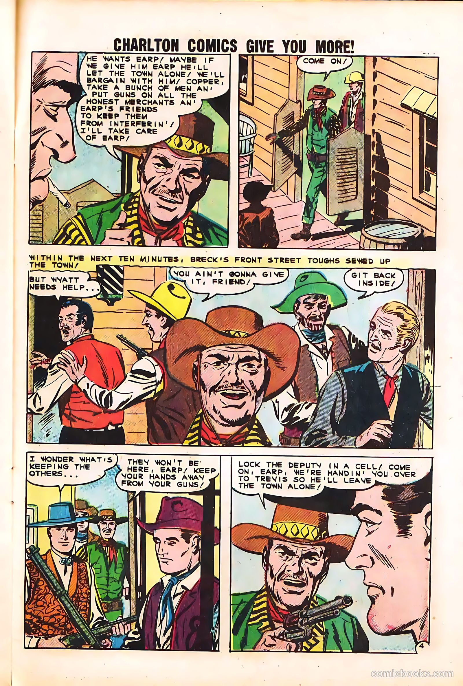 Wyatt Earp, Frontier Marshal #35 (1963, Charlton) — page 29 of 36