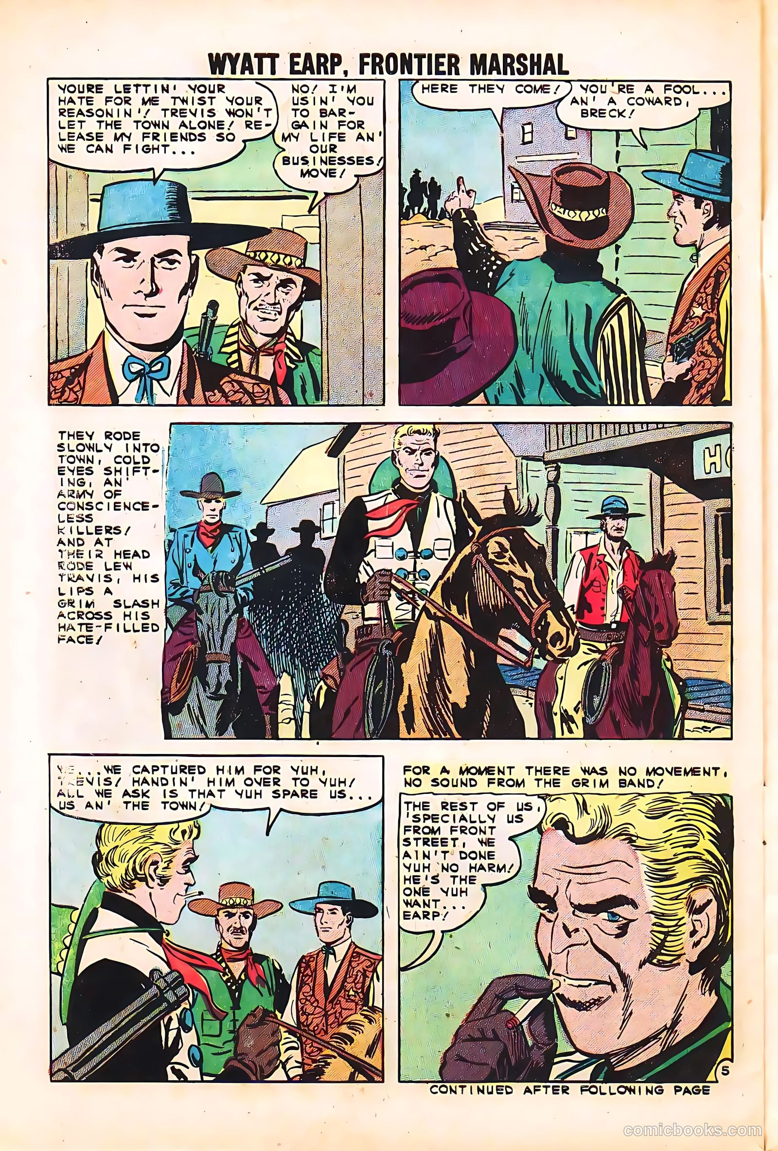 Wyatt Earp, Frontier Marshal #35 (1963, Charlton) — page 30 of 36