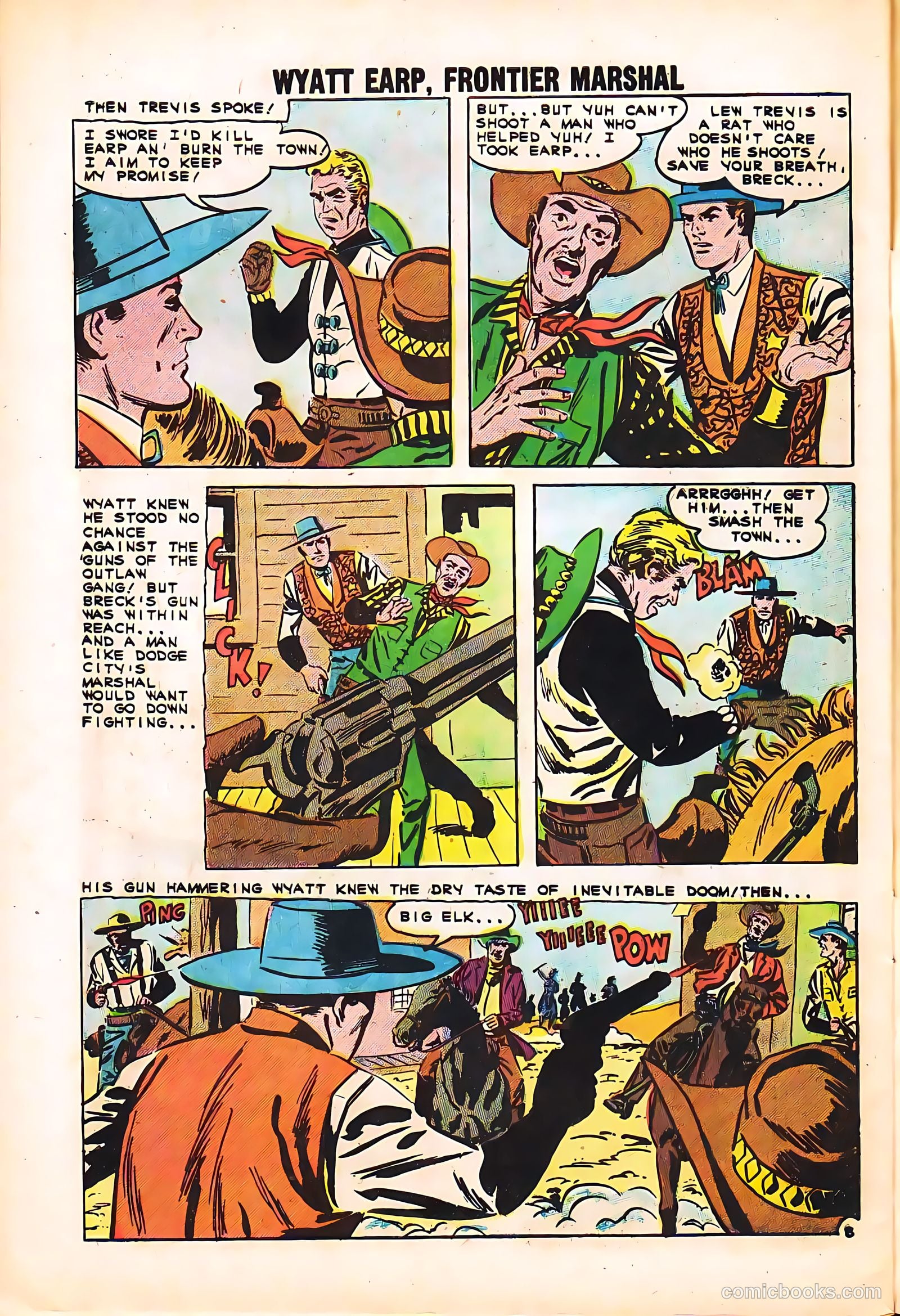 Wyatt Earp, Frontier Marshal #35 (1963, Charlton) — page 32 of 36