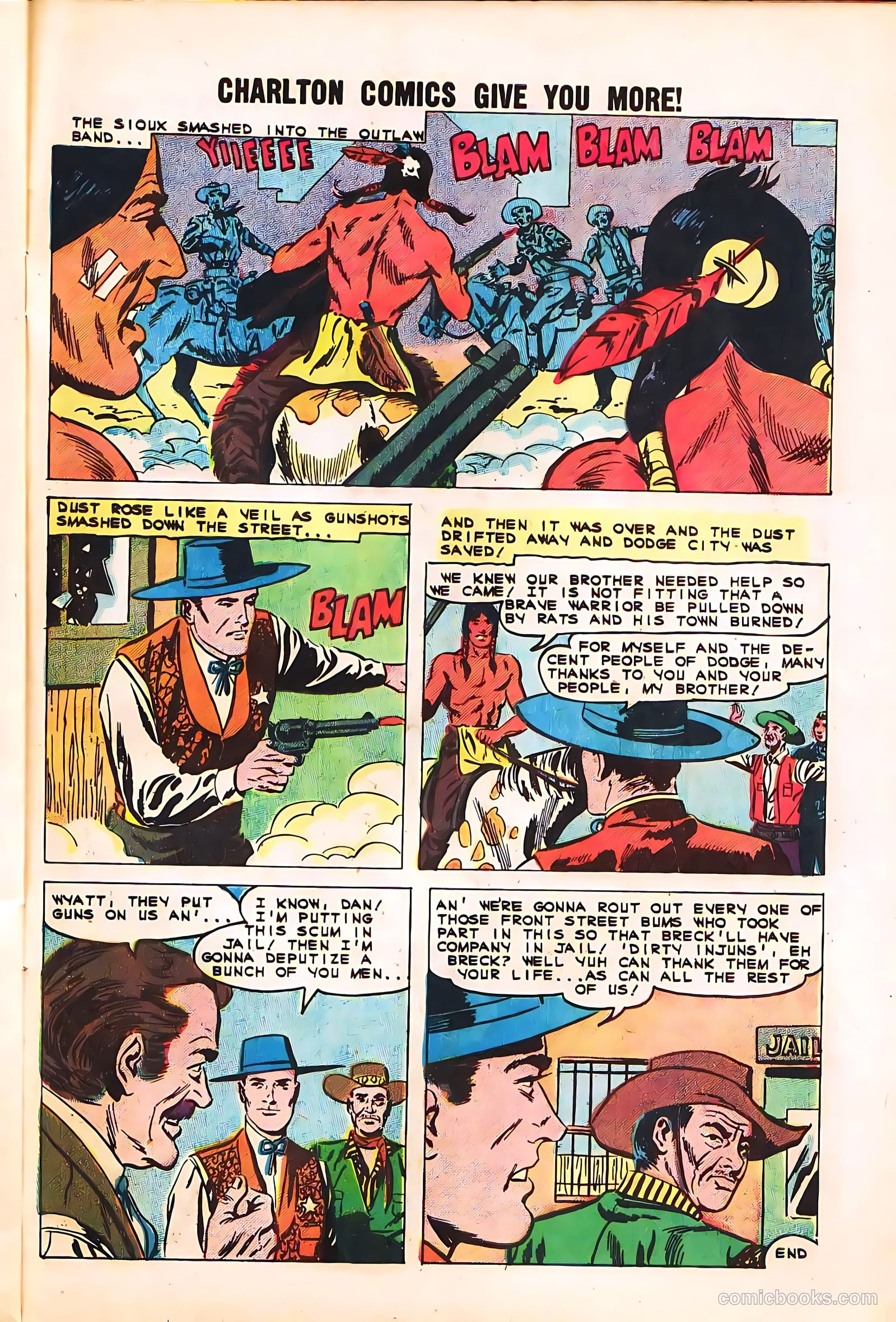 Wyatt Earp, Frontier Marshal #35 (1963, Charlton) — page 33 of 36
