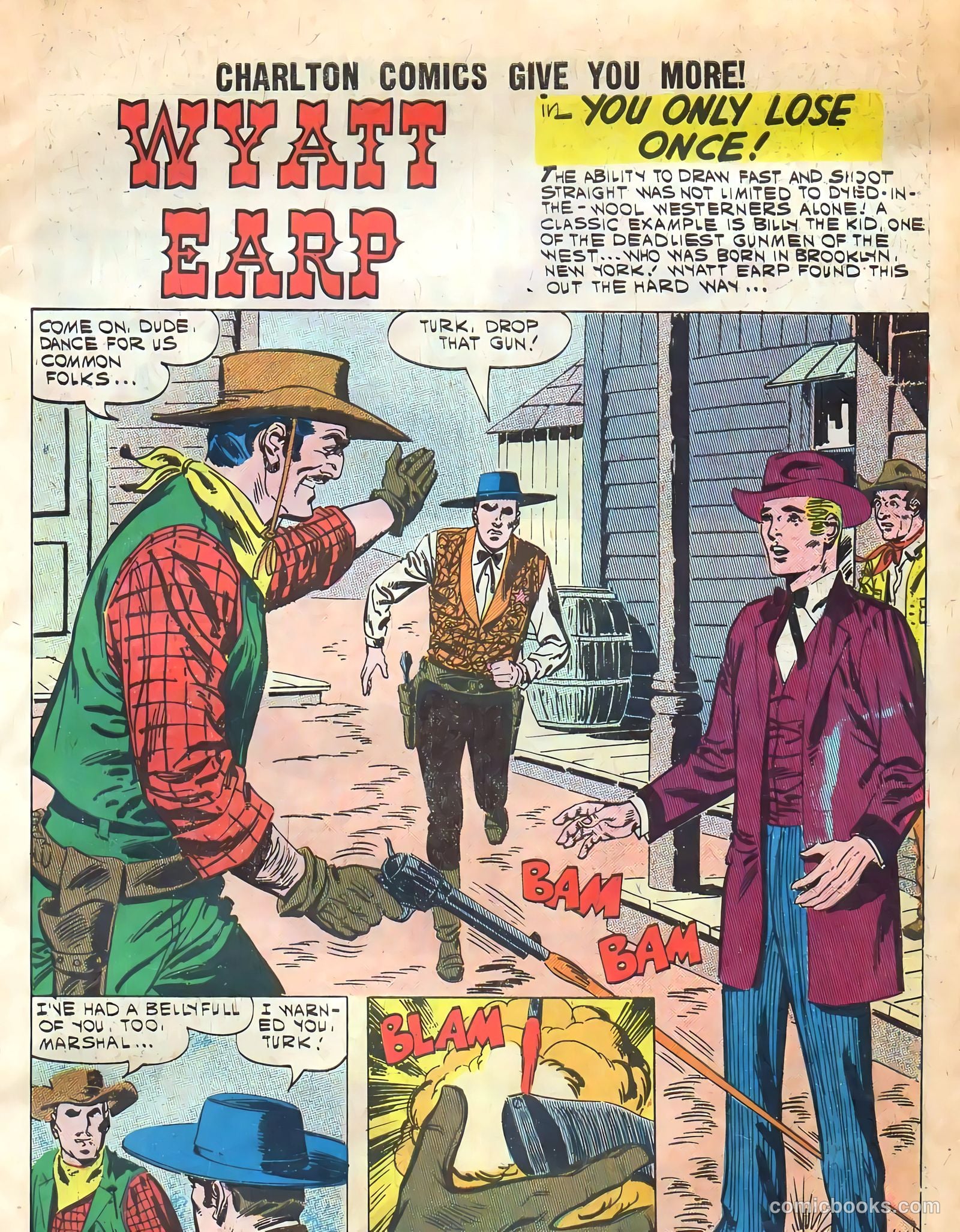 Wyatt Earp, Frontier Marshal #36 (1961) — page 3 of 36