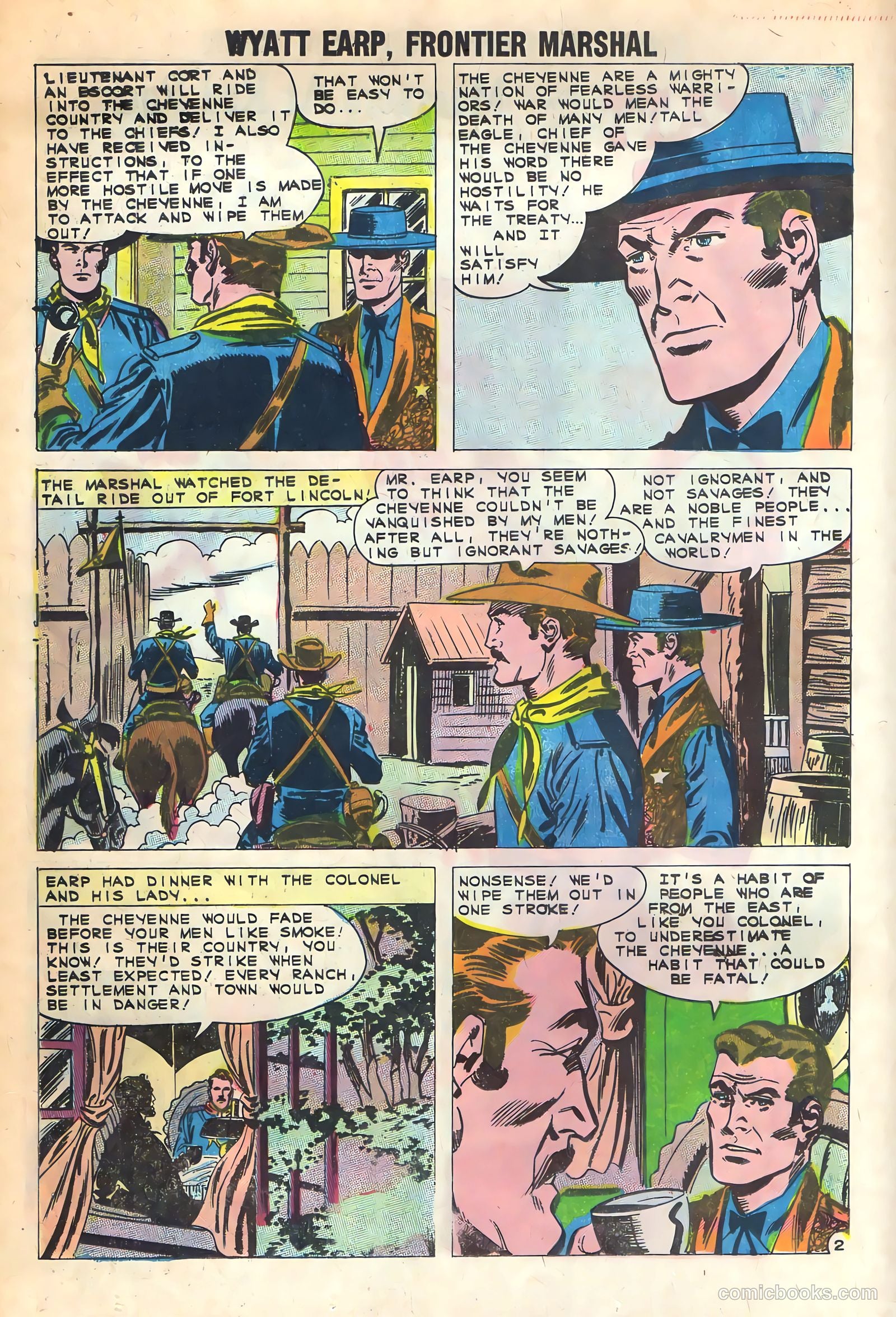 Wyatt Earp, Frontier Marshal #36 (1961) — page 12 of 36
