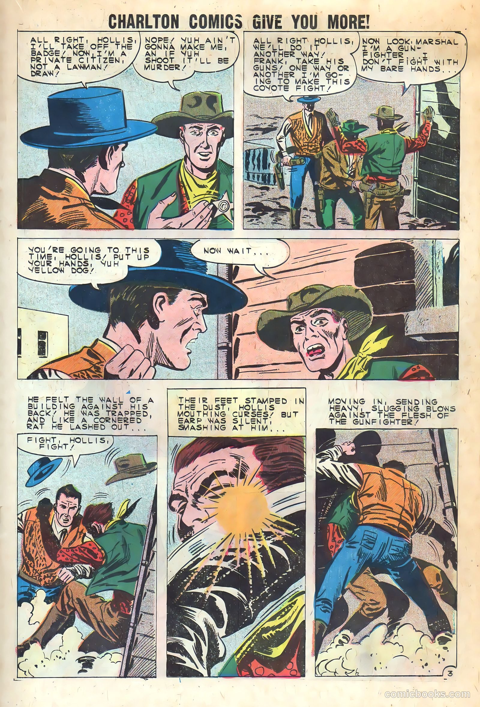 Wyatt Earp, Frontier Marshal #36 (1961) — page 19 of 36