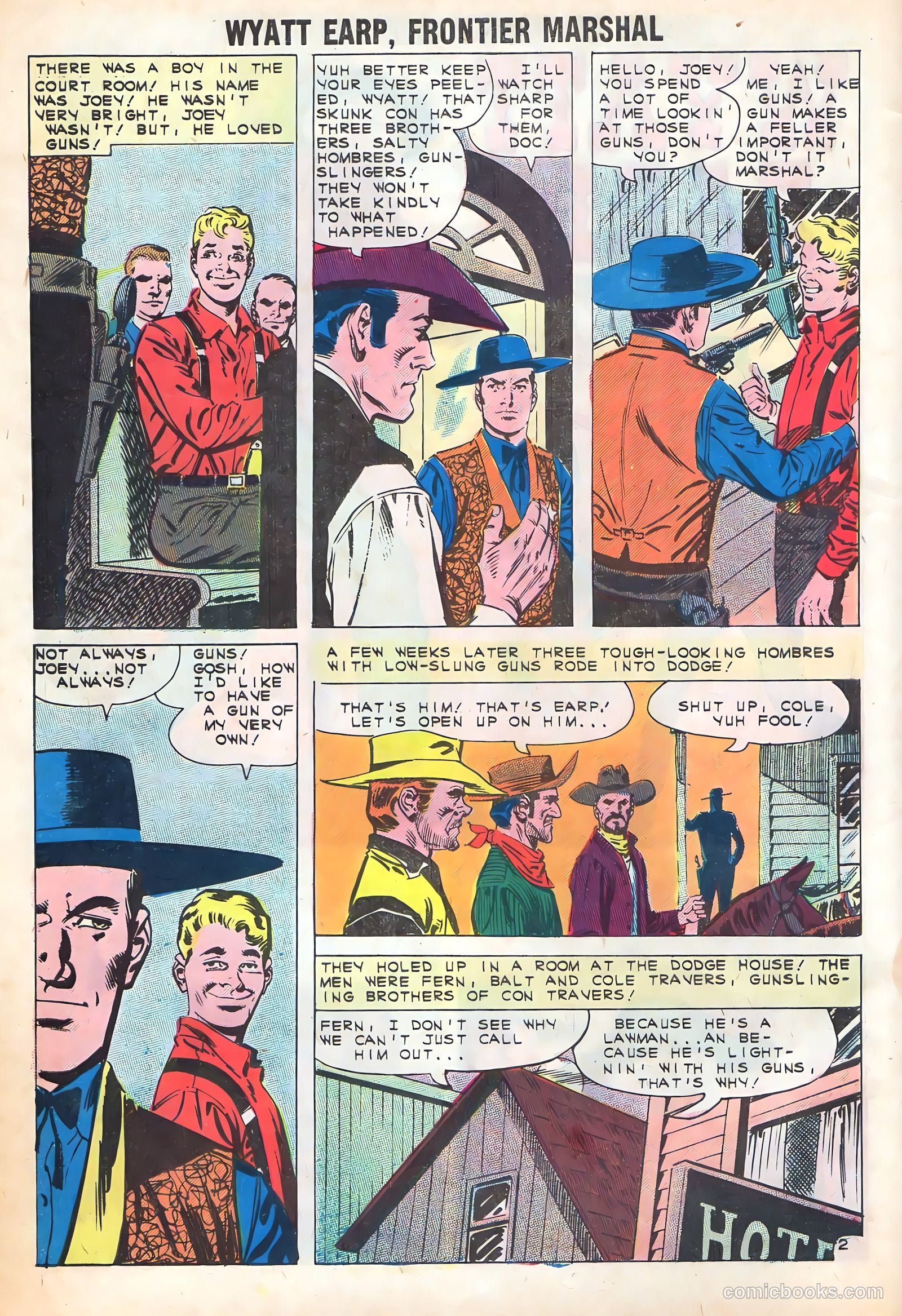 Wyatt Earp, Frontier Marshal #38 (1961) — page 4 of 36