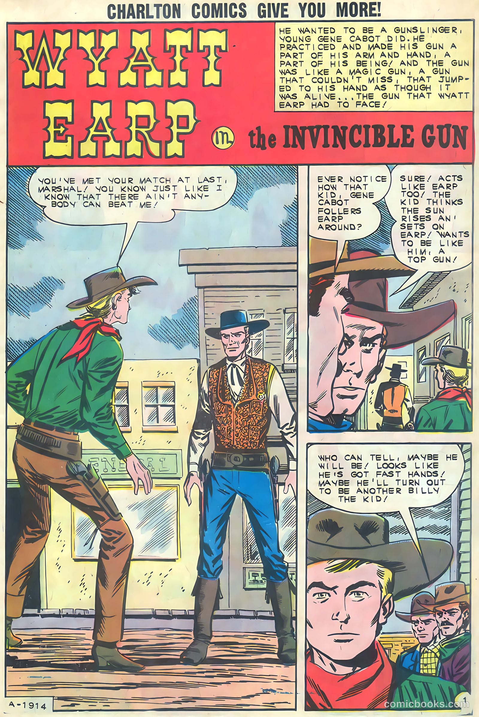 Wyatt Earp, Frontier Marshal #44 (1962, Charlton) — page 3 of 36