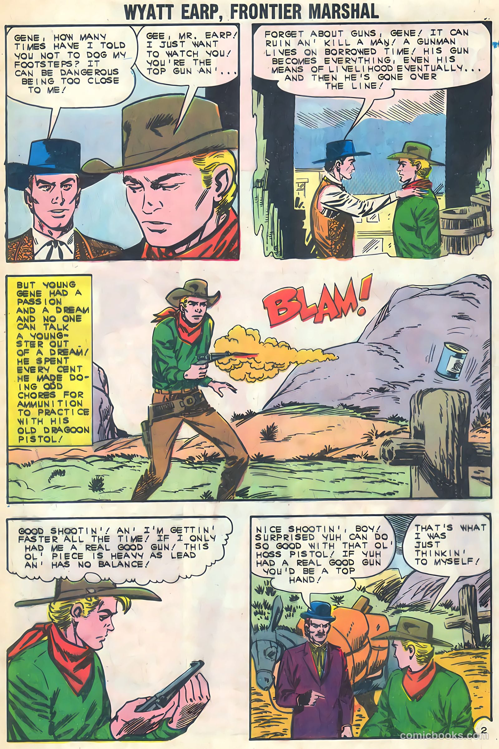 Wyatt Earp, Frontier Marshal #44 (1962, Charlton) — page 4 of 36