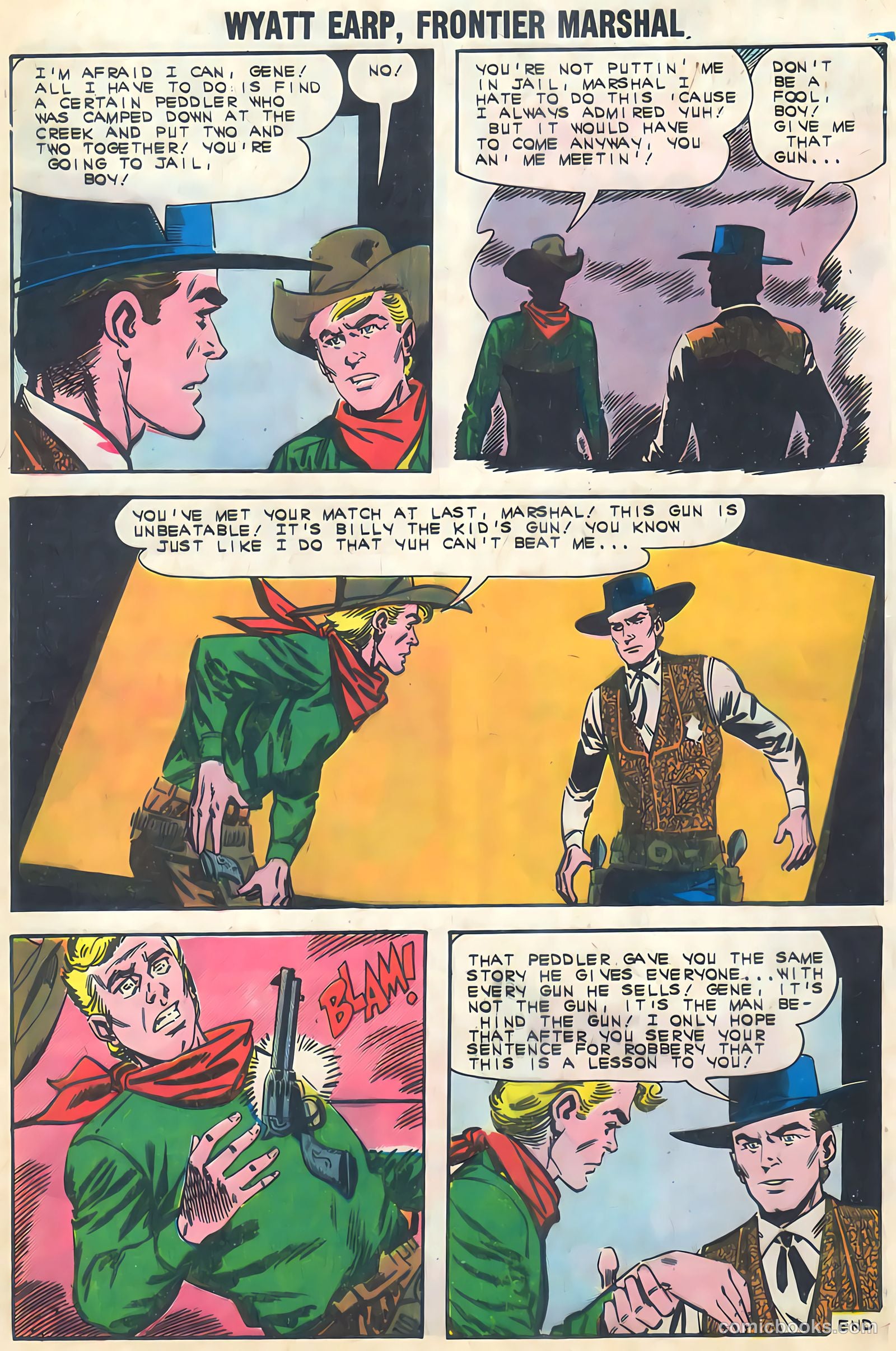 Wyatt Earp, Frontier Marshal #44 (1962, Charlton) — page 8 of 36