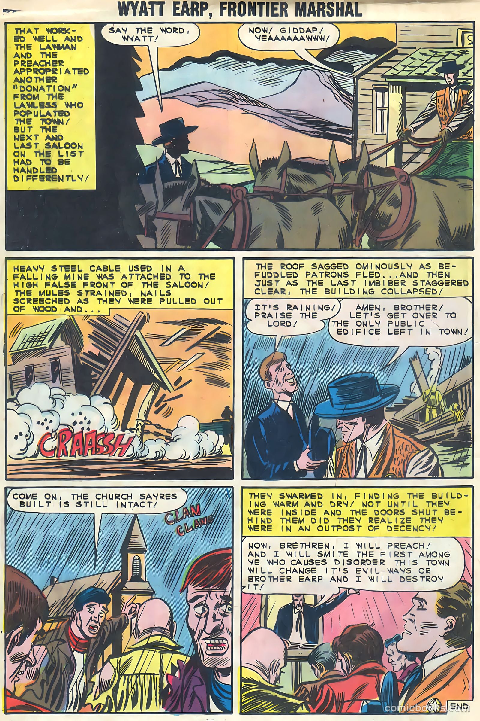 Wyatt Earp, Frontier Marshal #44 (1962, Charlton) — page 12 of 36