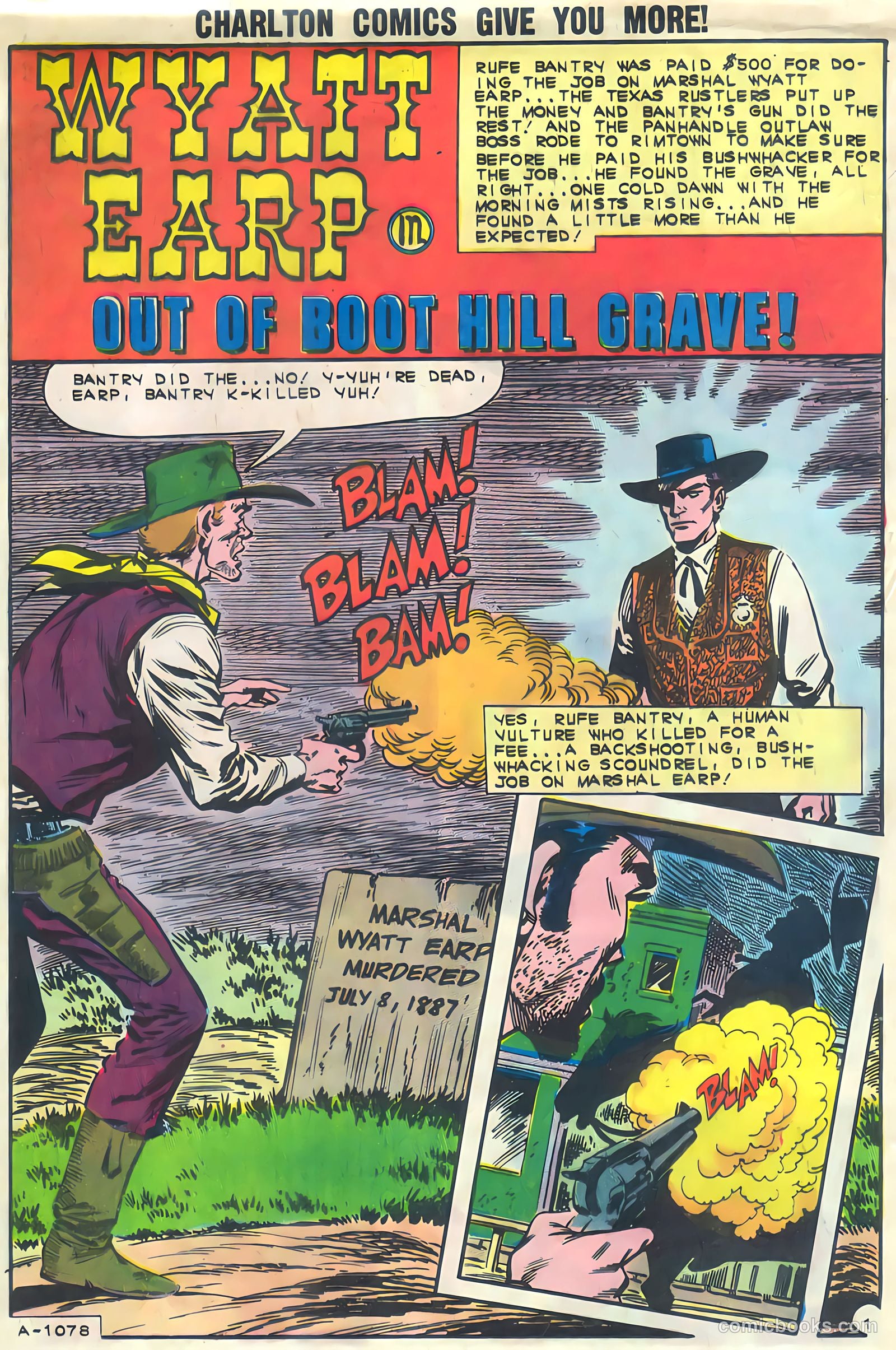 Wyatt Earp, Frontier Marshal #44 (1962, Charlton) — page 13 of 36