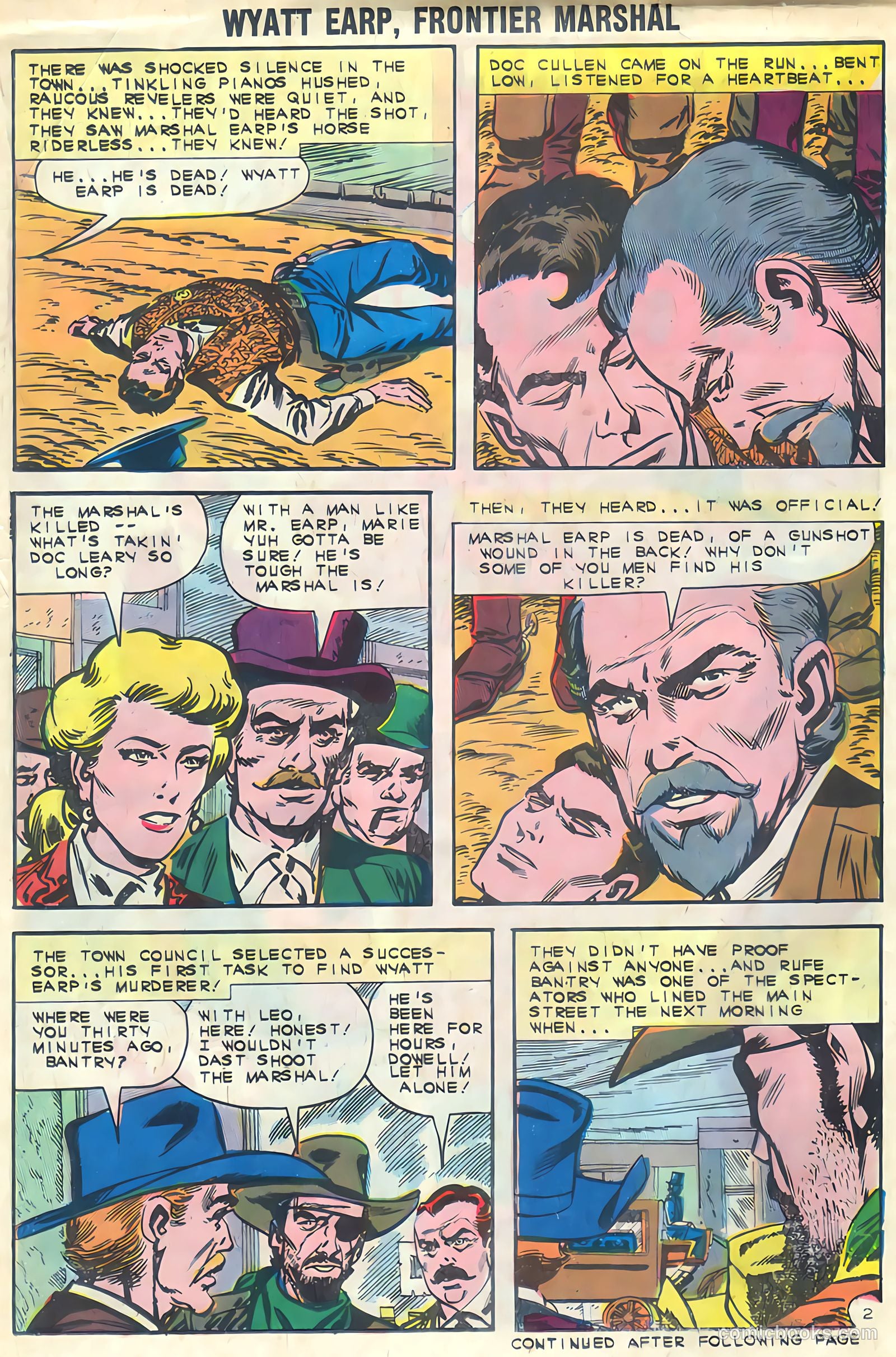 Wyatt Earp, Frontier Marshal #44 (1962, Charlton) — page 14 of 36