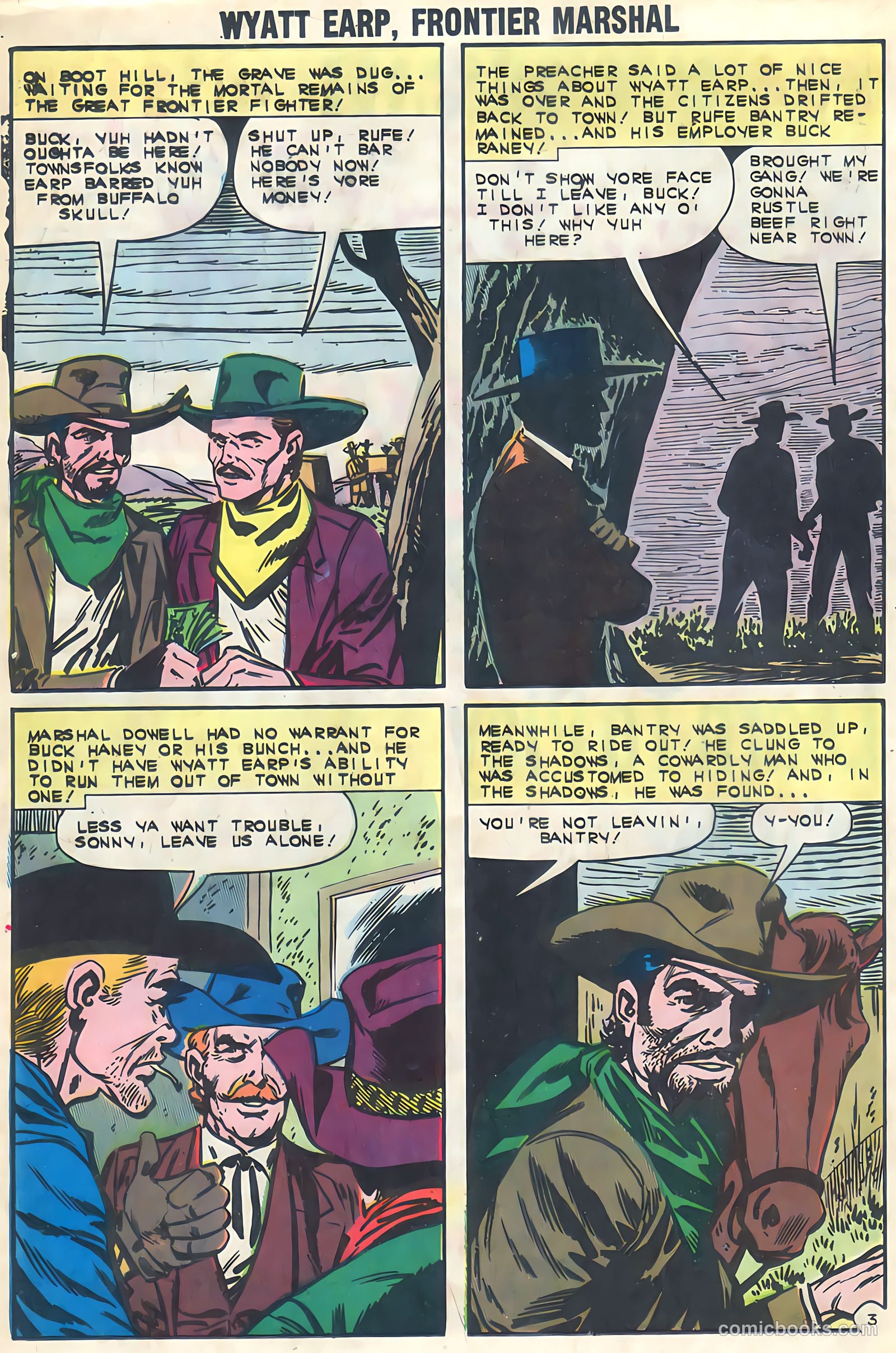 Wyatt Earp, Frontier Marshal #44 (1962, Charlton) — page 16 of 36